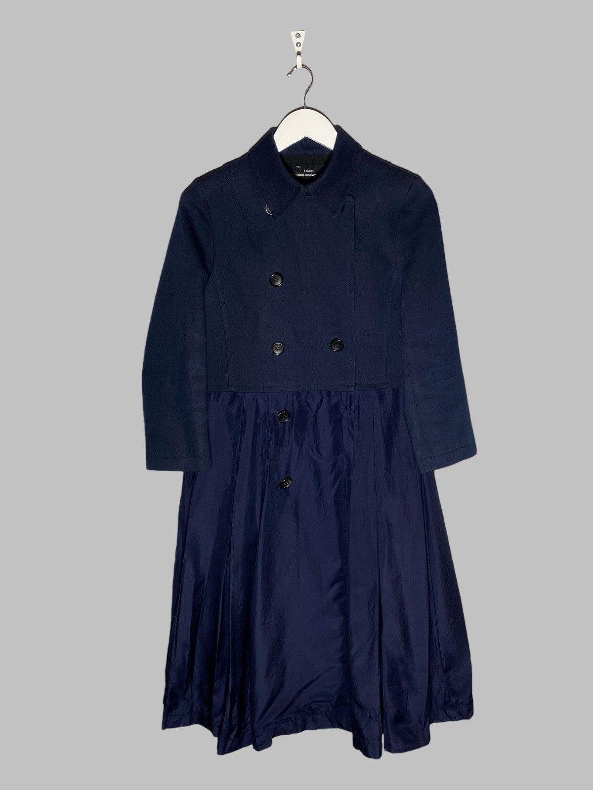Comme des Garcons 🔥 COMME DES GARÇONS TRICOT HYBRID TRENCH DRESS JAPAN VIBES Size S / US 4 / IT 40 - 2 Thumbnail