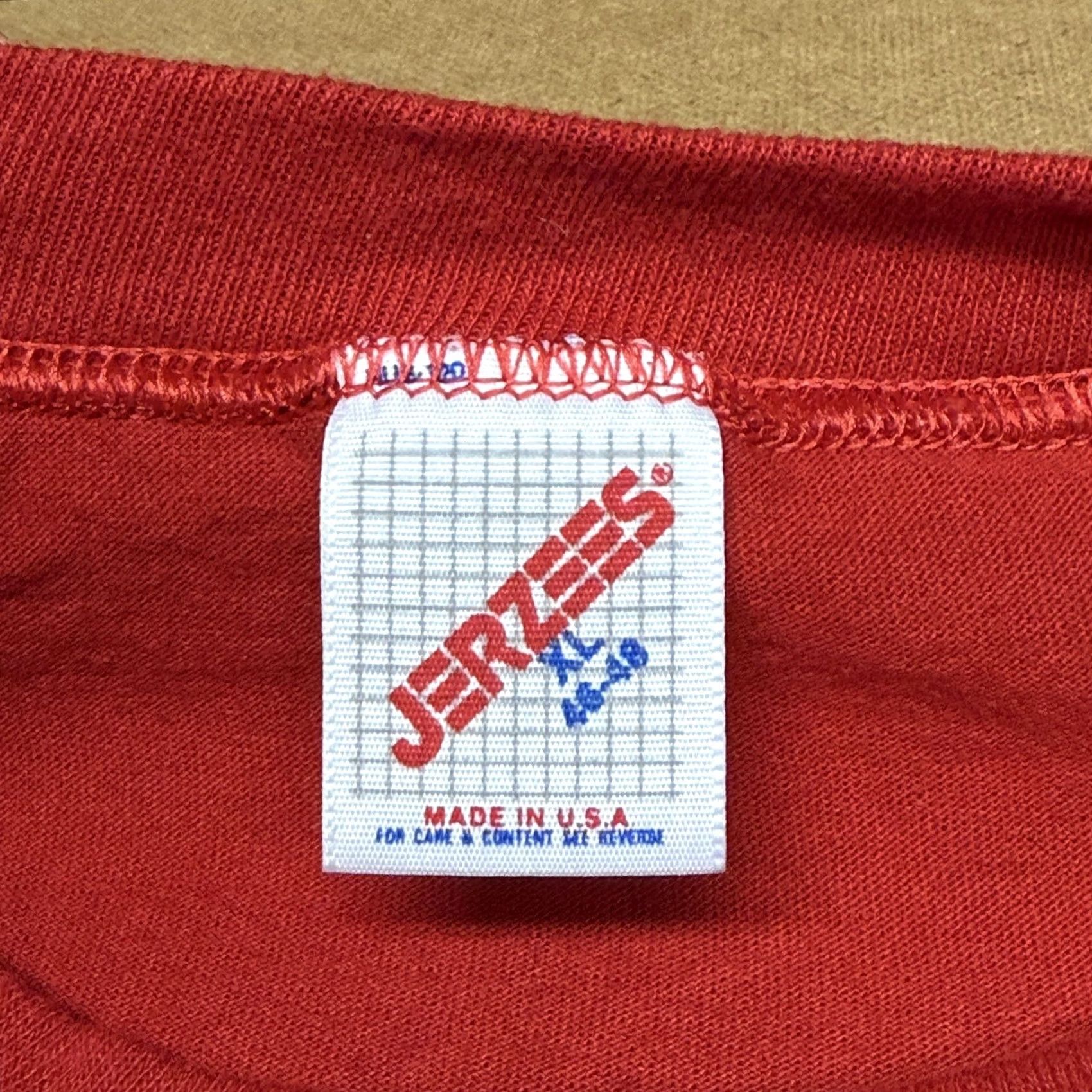 Jerzees VINTAGE Jerzees Shirt Mens XL Red SWS Shipping Weighing Systems Graphic 90s Size US XL / EU 56 / 4 - 4 Thumbnail