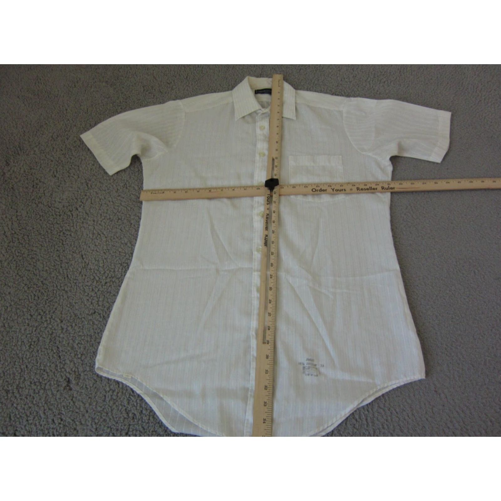 Vintage VINTAGE Career Club Shirt Mens 15.5 Medium White Button-Up Collared 60s 70s Disco Shirt Size US L / EU 52-54 / 3 - 6 Thumbnail