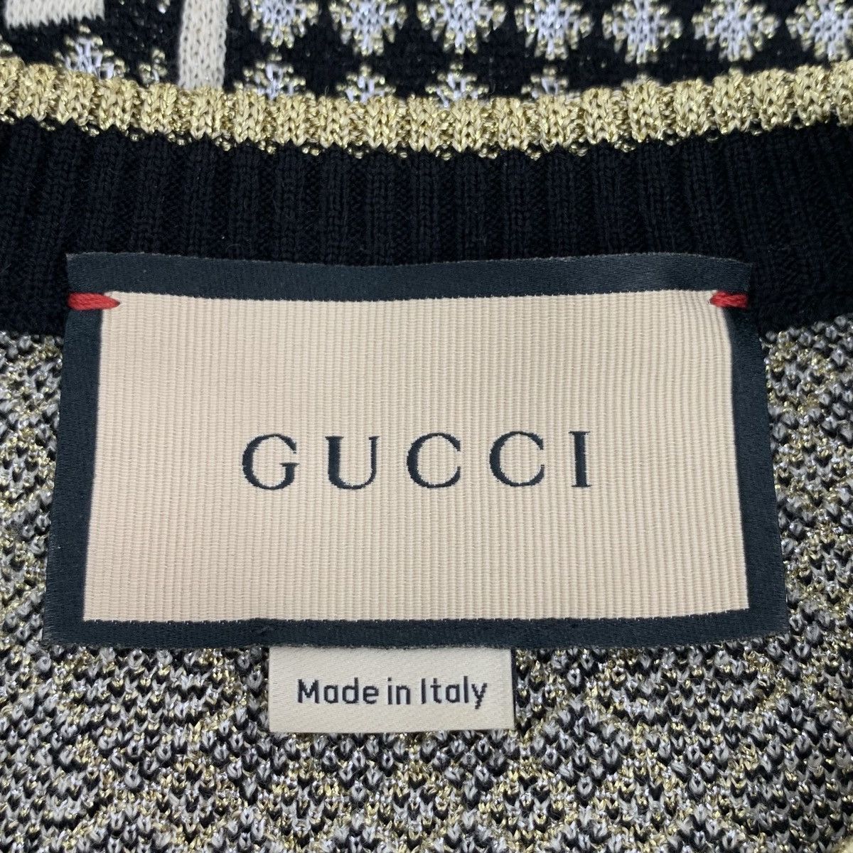Gucci Gucci Colorblock Logo All Over Print Wool Knit Sweater Size XS / US 0-2 / IT 36-38 - 5 Thumbnail
