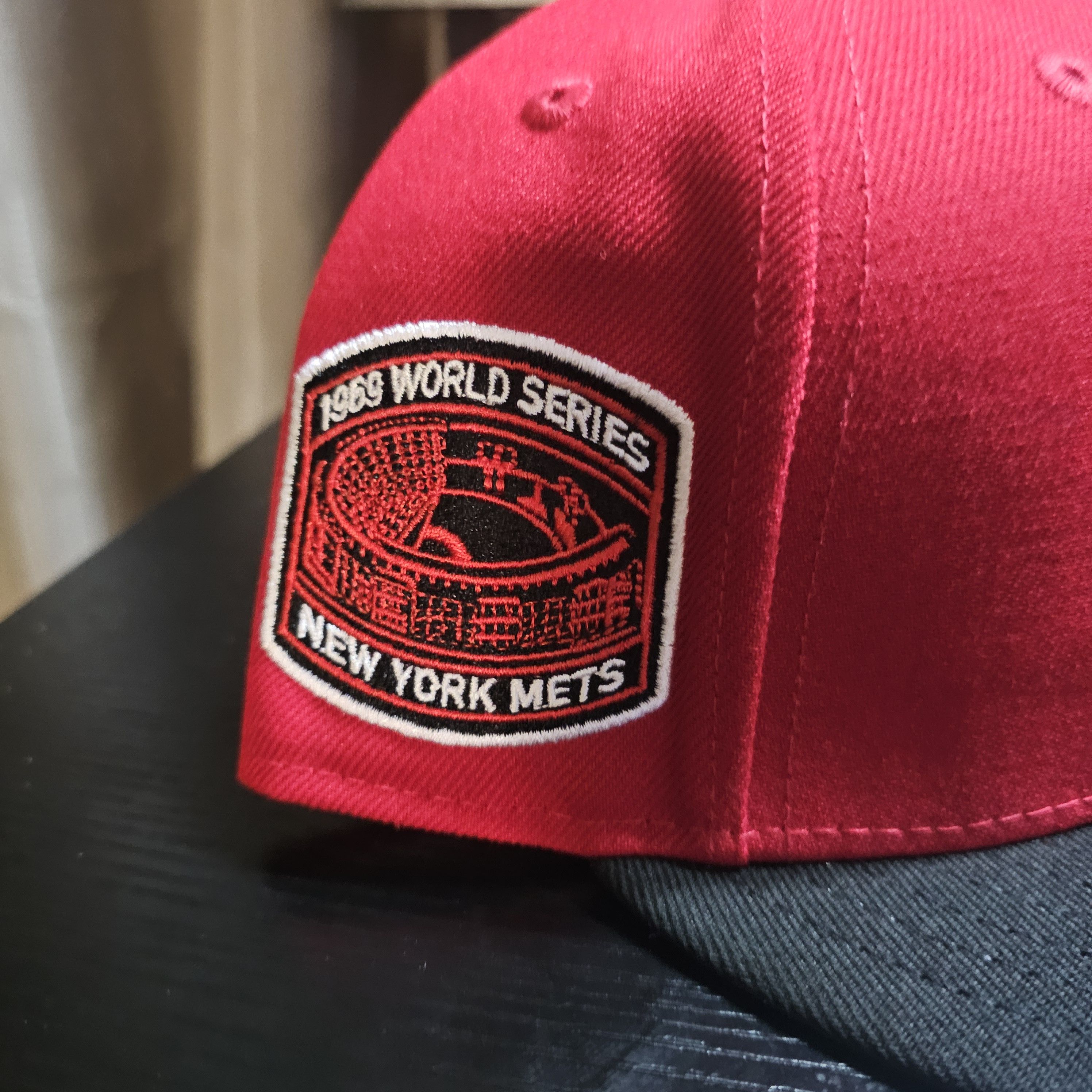 New Era Mets Red and Black Alt Logo Size ONE SIZE - 3 Thumbnail