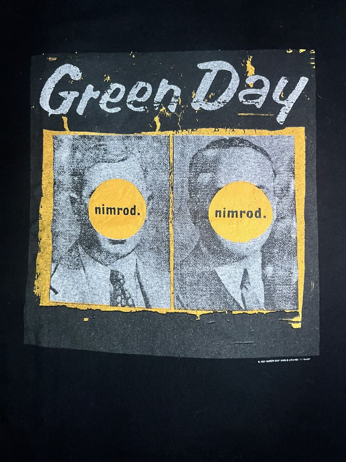 Vintage VTG.Green Day Nimrod 1997's Tour. Size US L / EU 52-54 / 3 - 2 Thumbnail