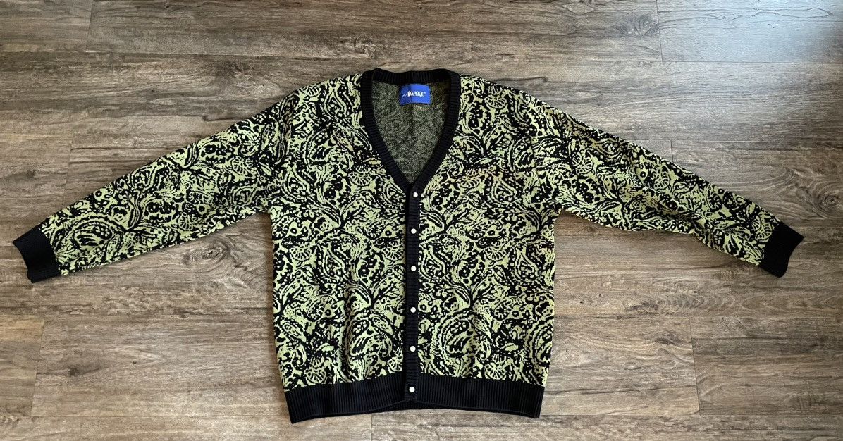 Awake AWAKE PAISLEY CARDIGAN - Green | Grailed