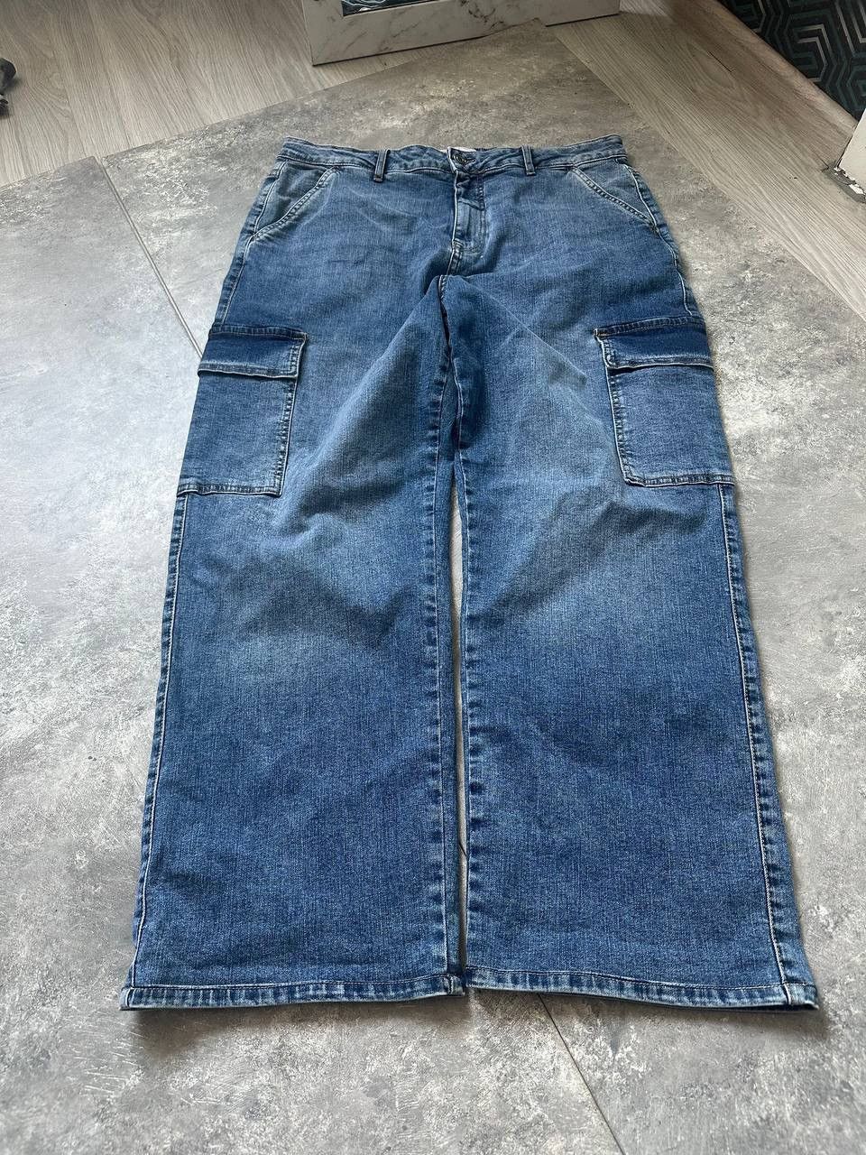 Pre-owned Hysteric Glamour X If Six Was Nine Baggy Cargo Multipocket Y2k Denim Pants