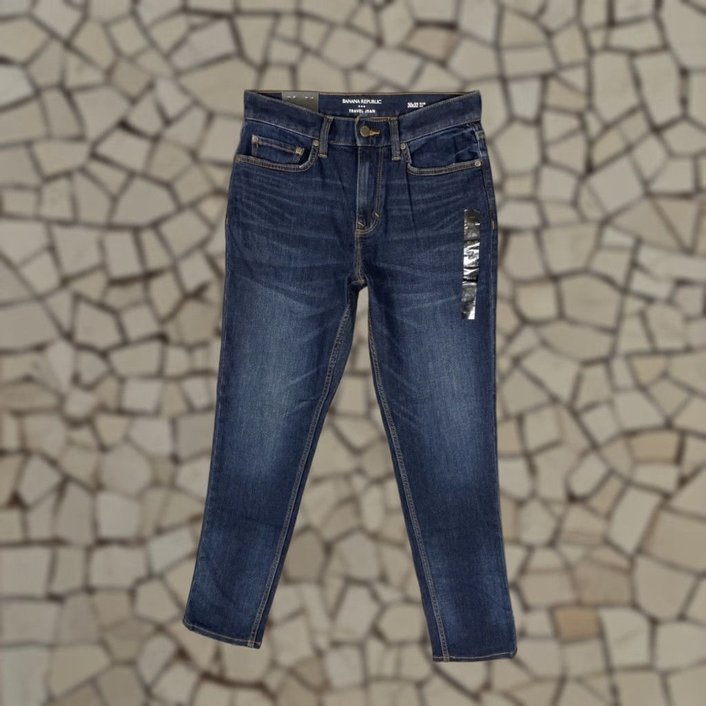 Banana Republic Slim Fit Jeans Mens 29x29 Blue Denim Pants Preppy