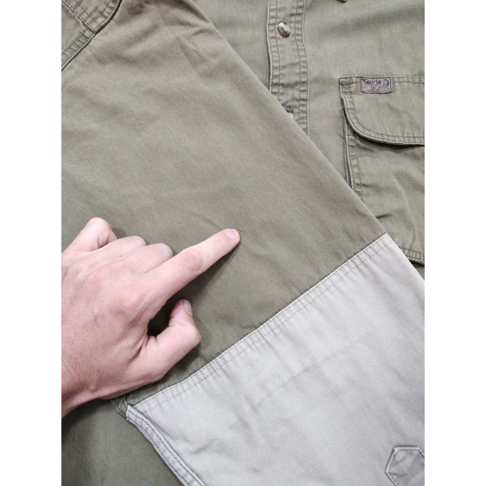 Vintage VINTAGE Gander Mountain Shooting Shirt Mens 2XL Green Guide Series L/S Button Down Shirt Size US XXL / EU 58 / 5 - 5 Thumbnail