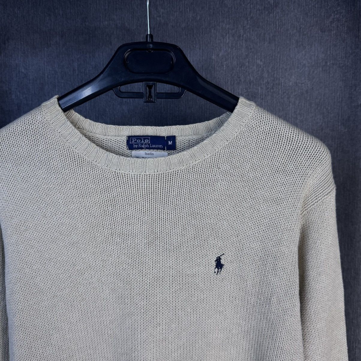 Polo Ralph Lauren Vintage Polo Ralph Lauren Sweater Knit 90s size M wmns Beige Size M / US 6-8 / IT 42-44 - 2 Thumbnail