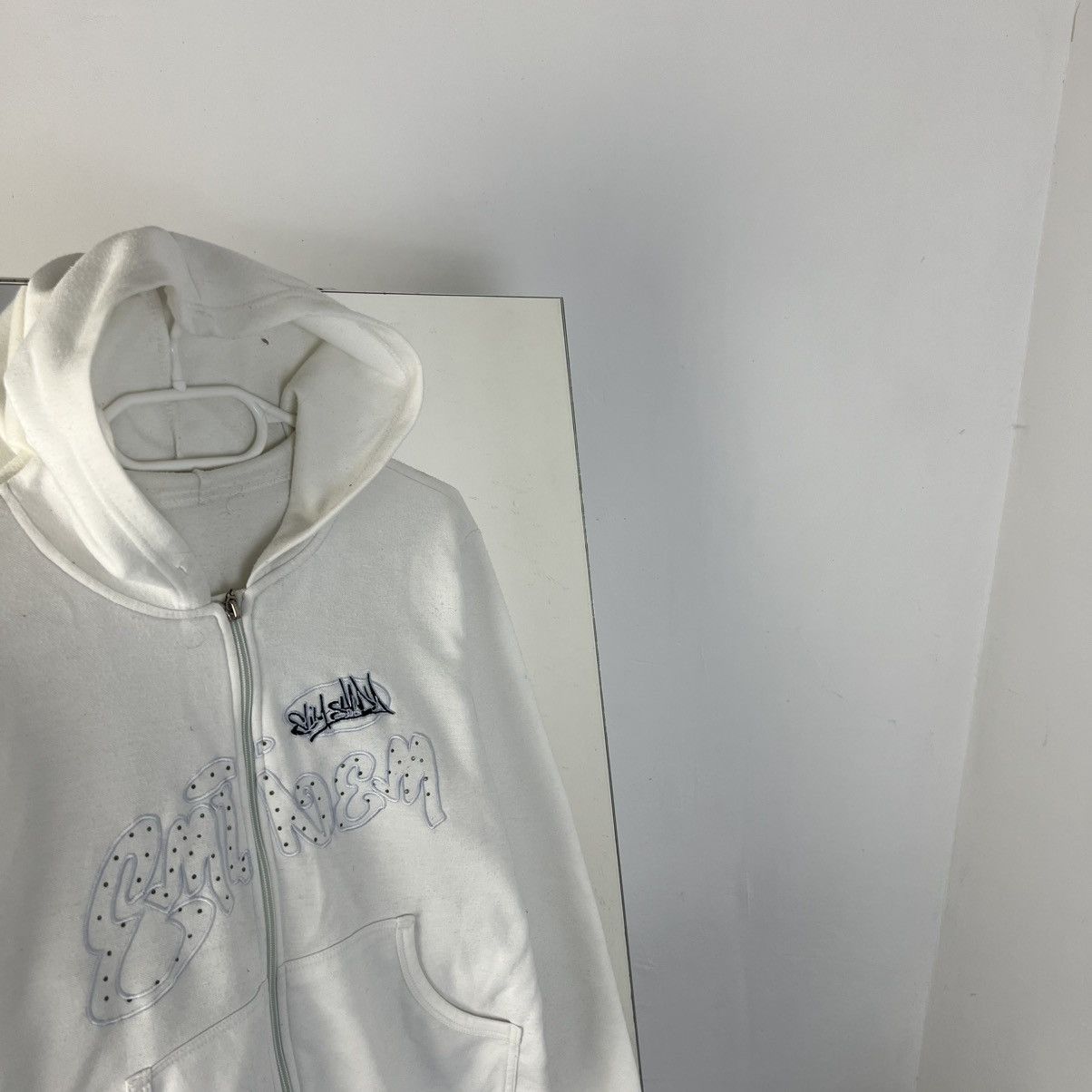 Vintage Vintage Y2K Eminem Big Embroidered Logo Zip Up Hoodie Size M / US 6-8 / IT 42-44 - 2 Thumbnail