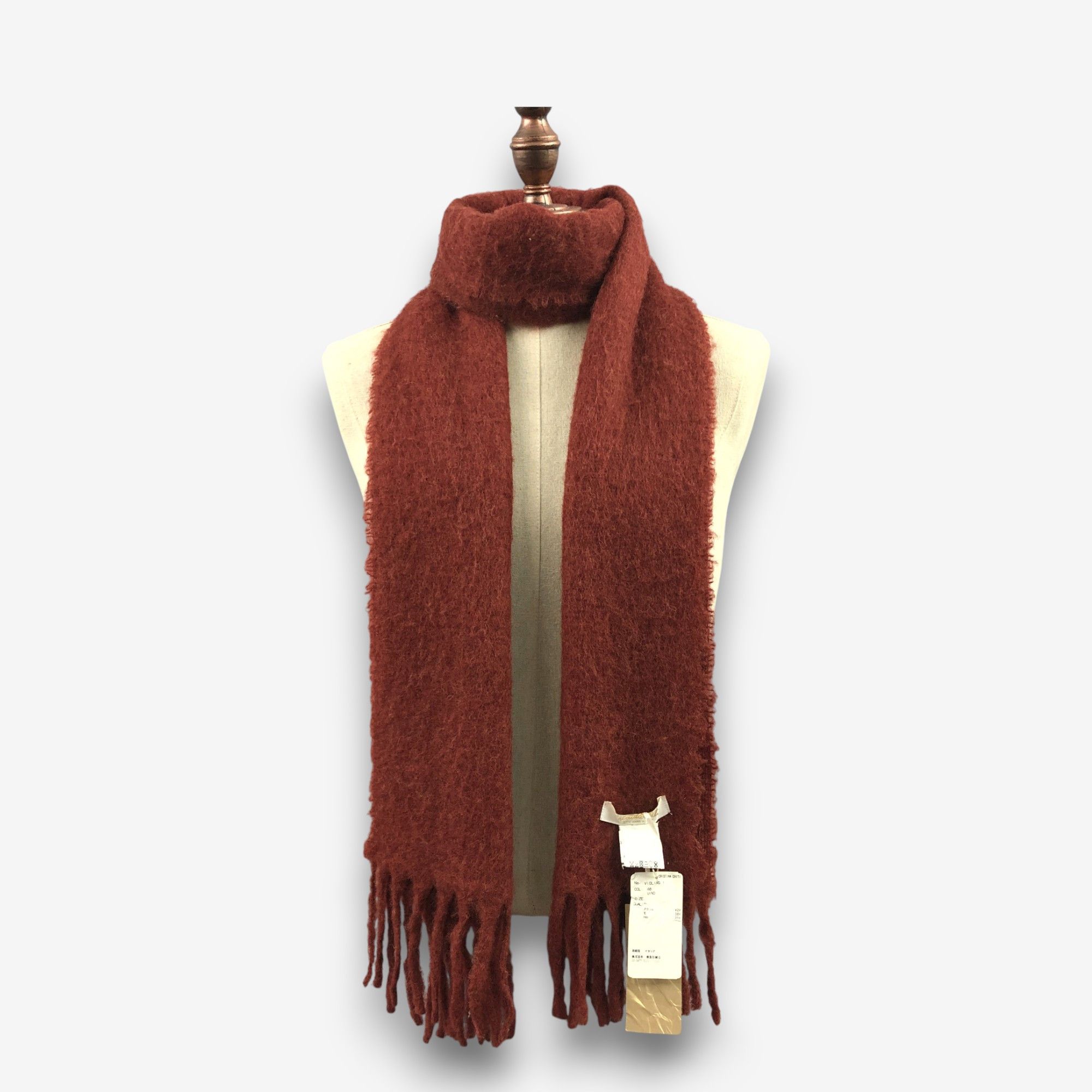 Vintage NWT Vintage Cristina Chiti Scarf Long Wool Shawl Scarves. Size ONE SIZE - 2 Thumbnail