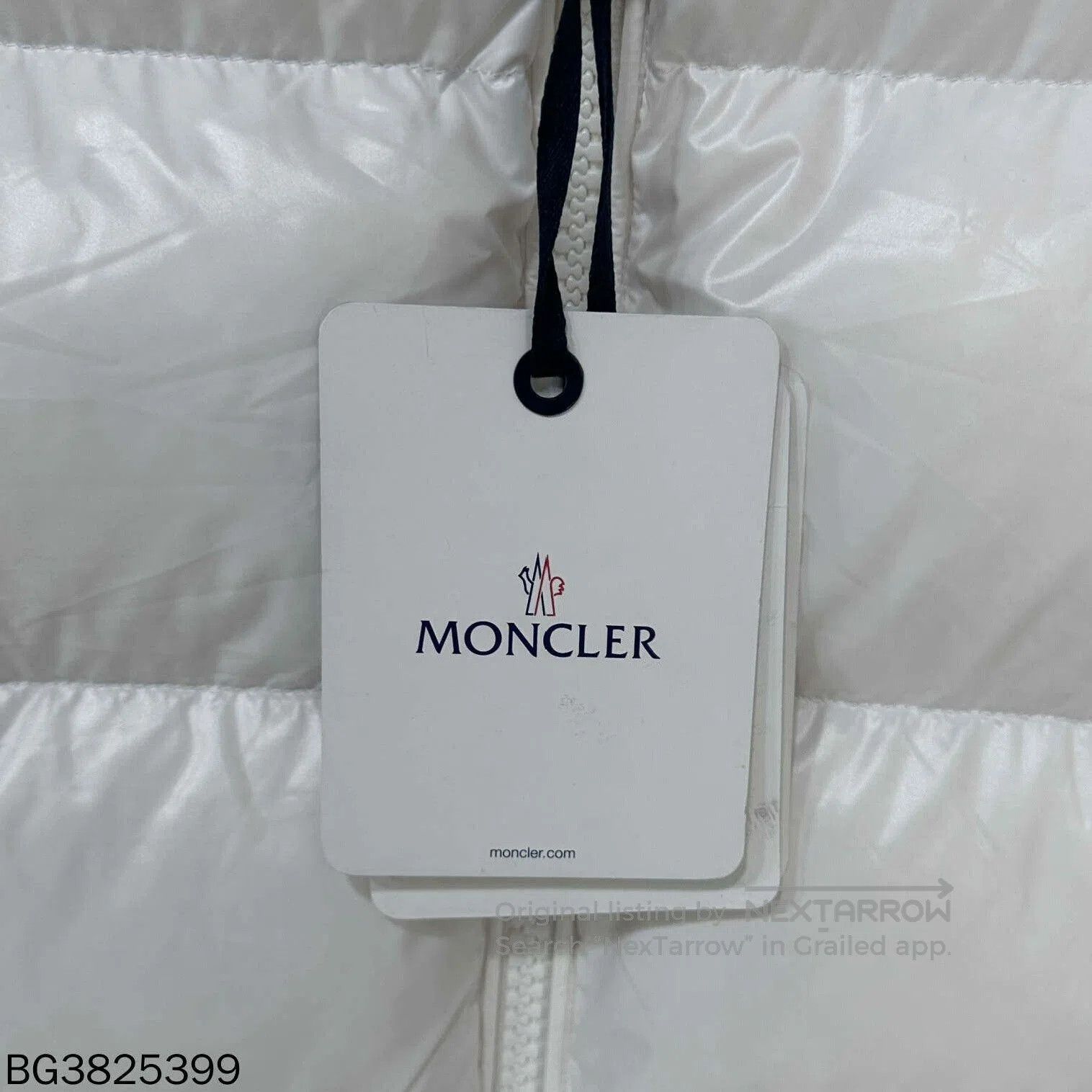 Moncler Moncler Maya White Logo Down Jacket. Size US XXL / EU 58 / 5 - 5 Thumbnail