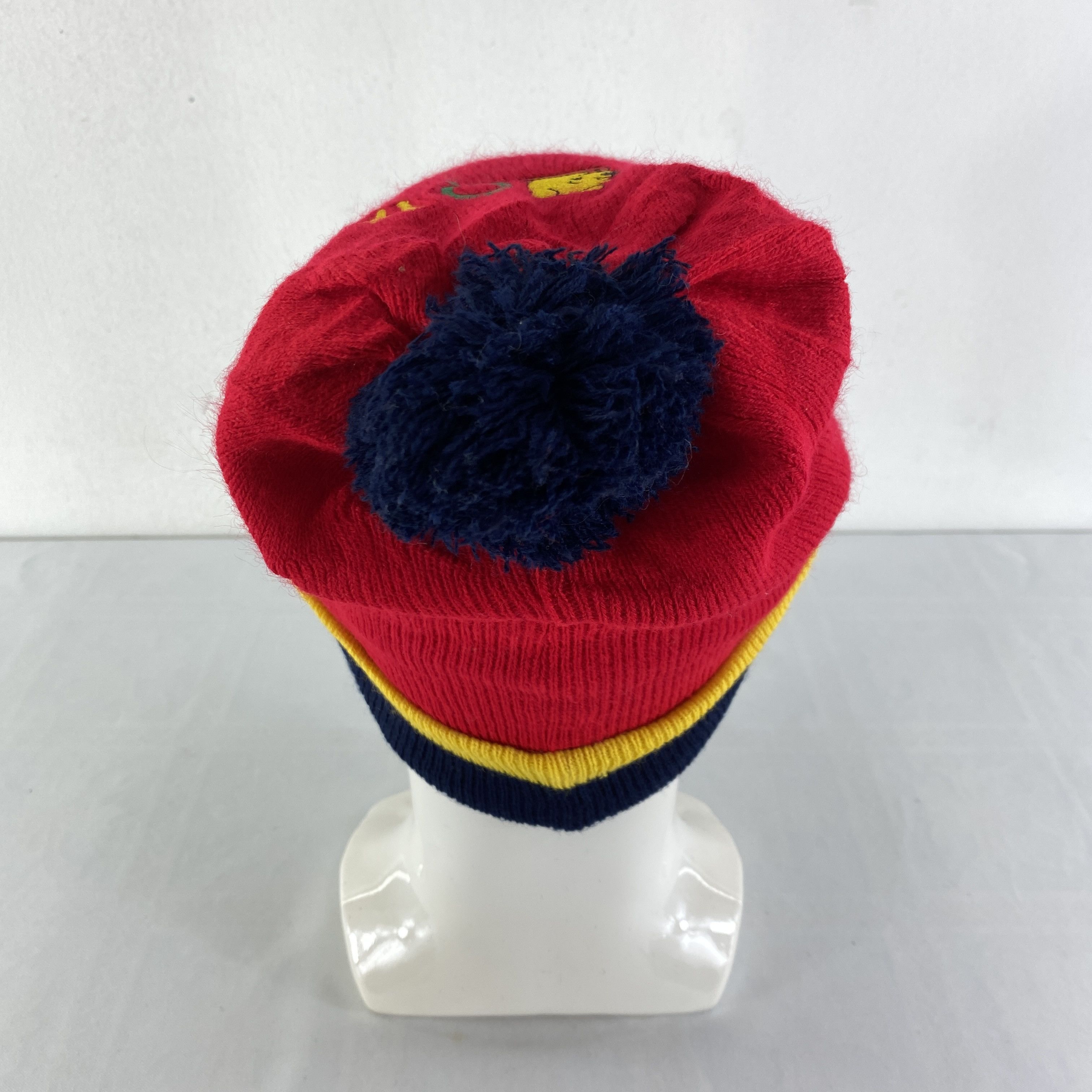 Disney Pooh Embroidery Snow Cap Hat Beanie -BN549 Size ONE SIZE - 3 Thumbnail