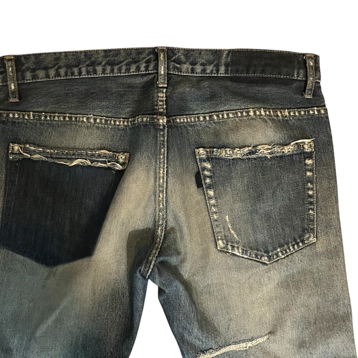Japanese Brand × Jun Takahashi × Undercover Undercover 68 Red Yarn Denim Size 4 Size US 32 / EU 48 - 14 Thumbnail