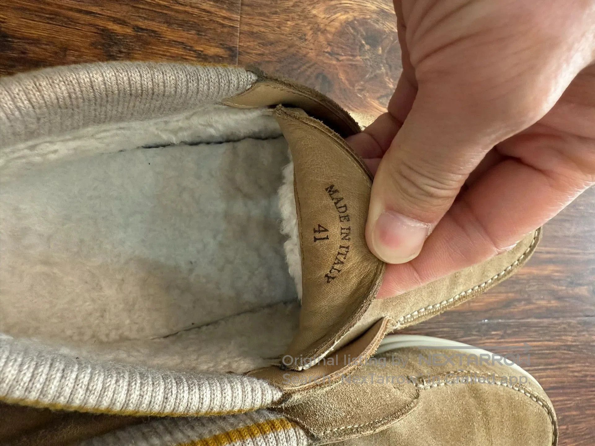Loro Piana Beige Suede Slip-On Shoes. Size US 8 / EU 41 - 3 Thumbnail
