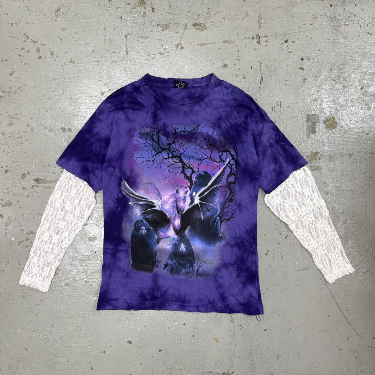 Drop Dead Drop Dead Cradle of Filth T-Shirt Men's M Blue Long