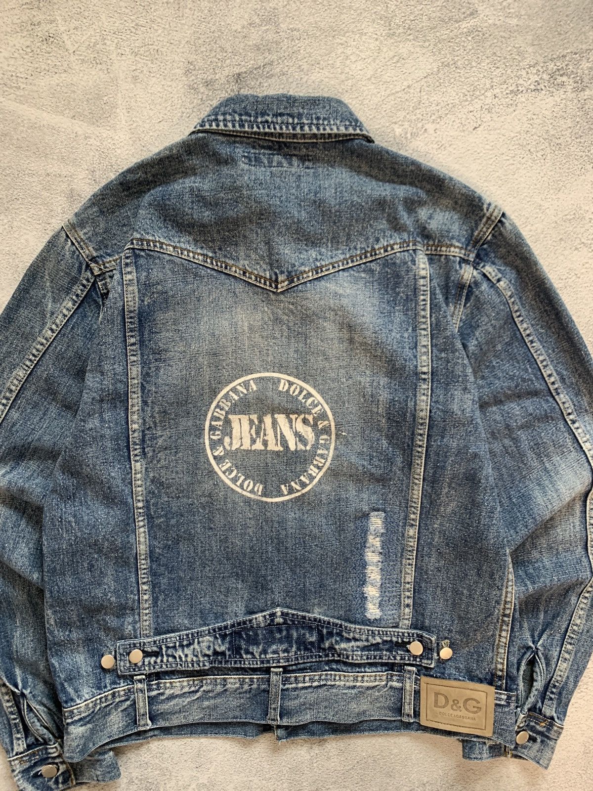 Dolce & Gabbana × Vintage Vintage dolce gabbana denim jacket Size US M / EU 48-50 / 2 - 10 Thumbnail