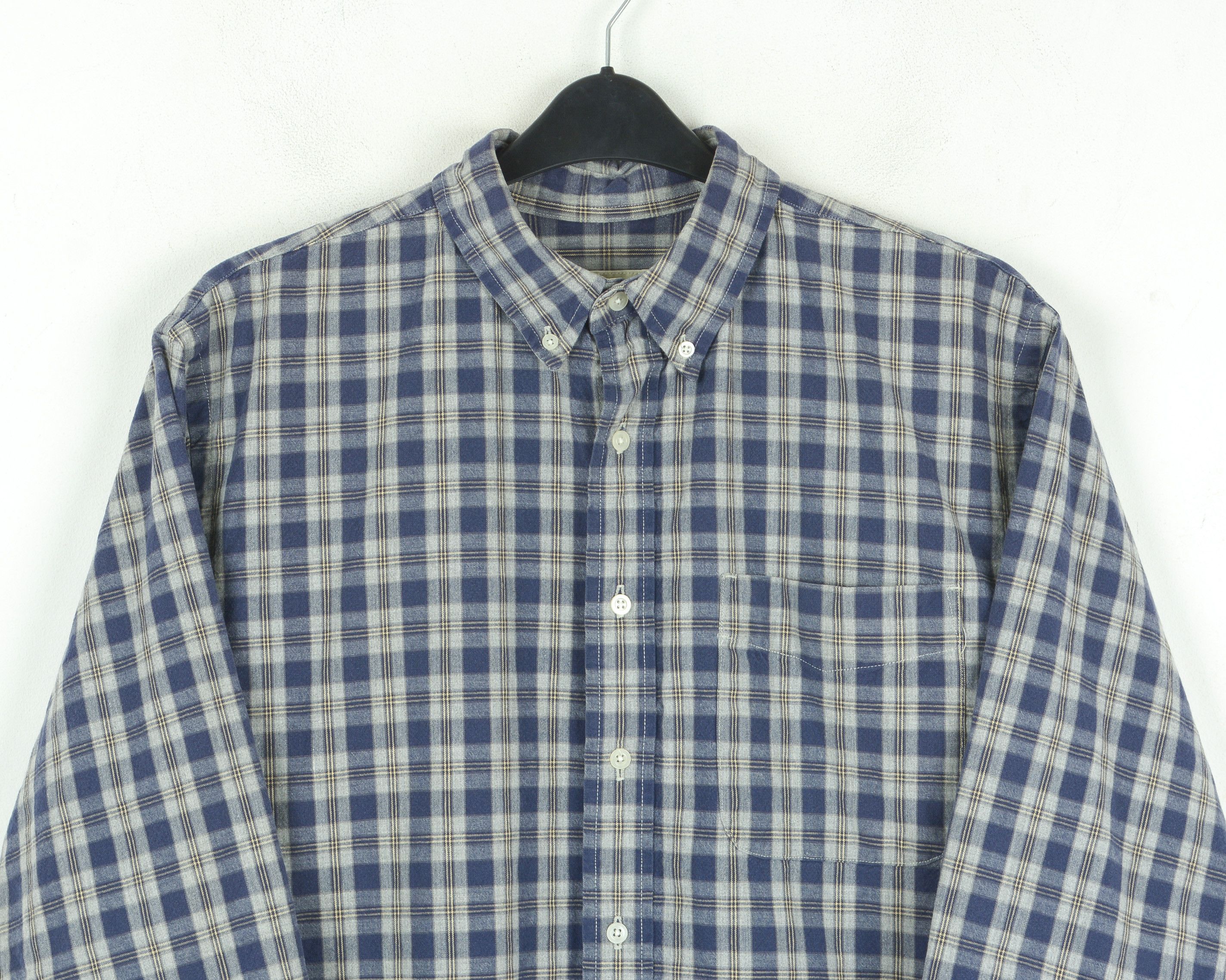 Eddie Bauer × Vintage Vintage Men Shirt M Check Long Sleeved Button Up Fannel Top Size US M / EU 48-50 / 2 - 9 Thumbnail