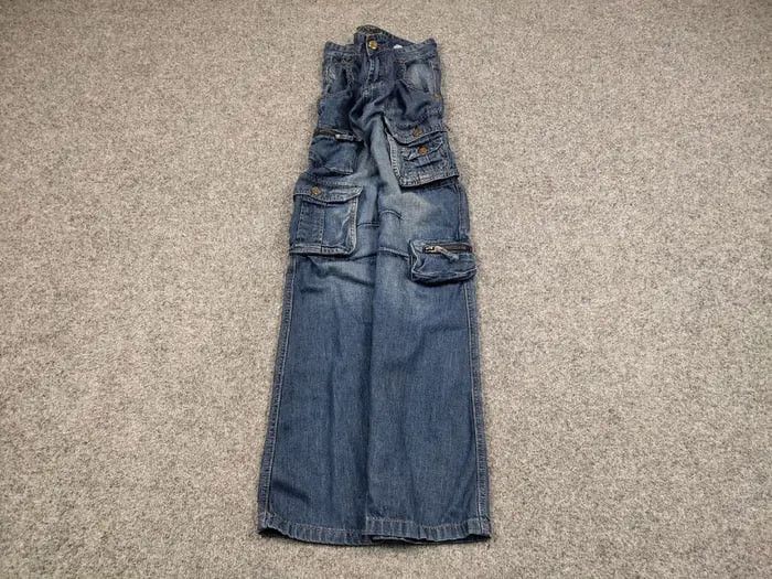 Hysteric Glamour Vintage Junya Watanabe Rick Owens Y2K Style Distressed Jeans Size US 30 / EU 46 - 2 Thumbnail