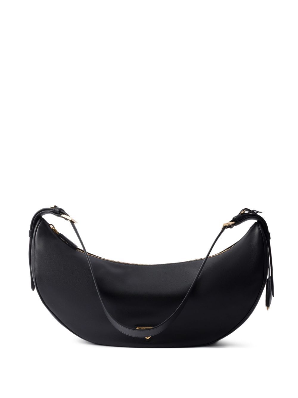 Prada DEMI-LUNE LEATHER SHOULDER BAG Size ONE SIZE - 1 Thumbnail