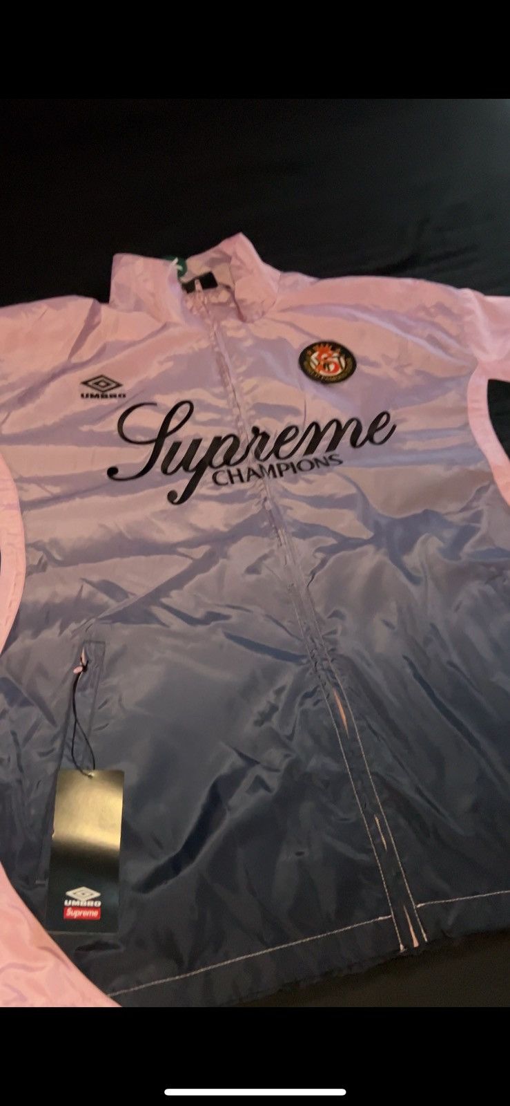 Supreme Umbro Gradient Track Jacket Pink