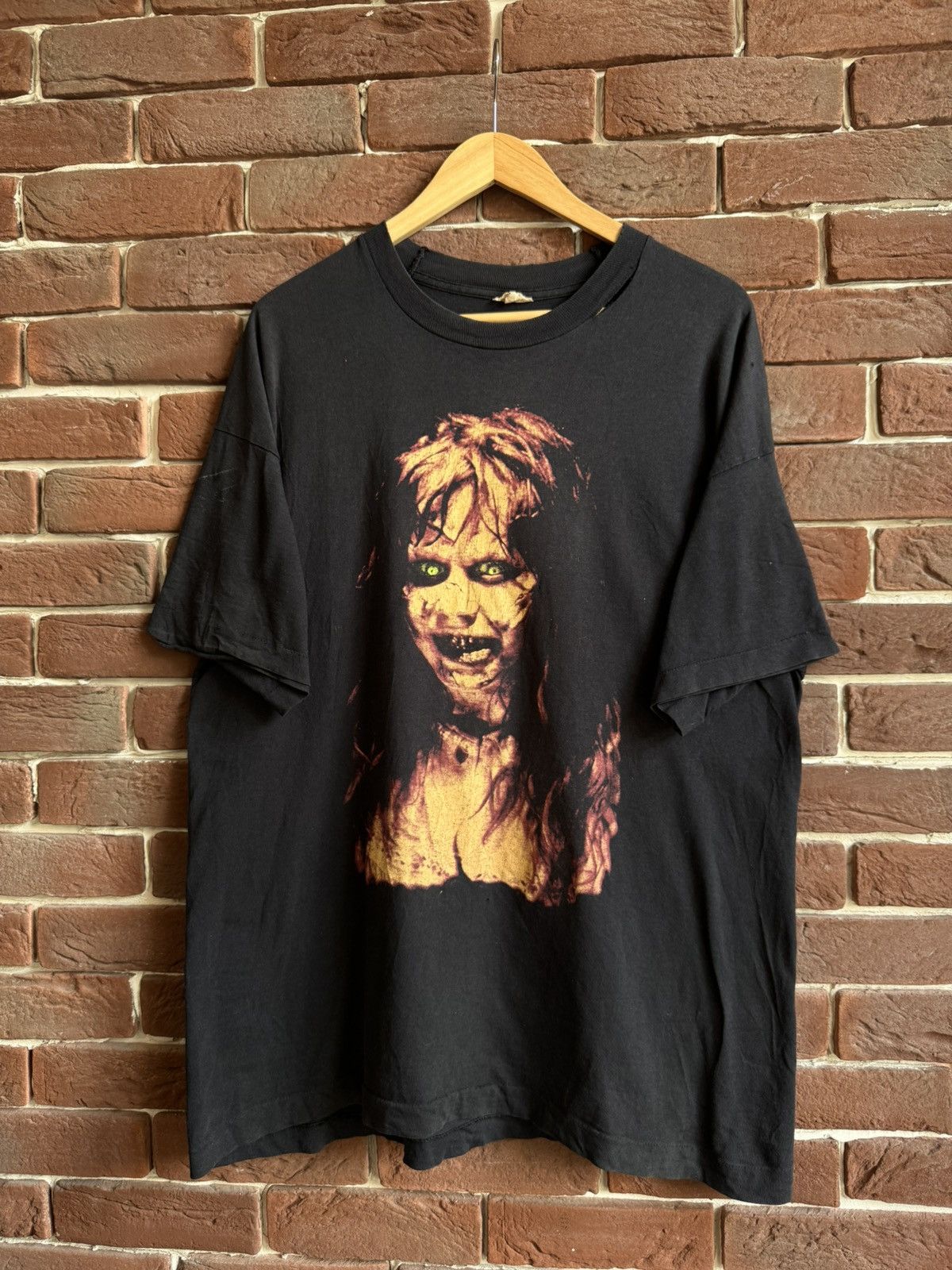 Band Tees 90s Vintage The Exorcist Horror Movie Film Band Tee Shirt Xl Size US XL / EU 56 / 4 - 1 Thumbnail