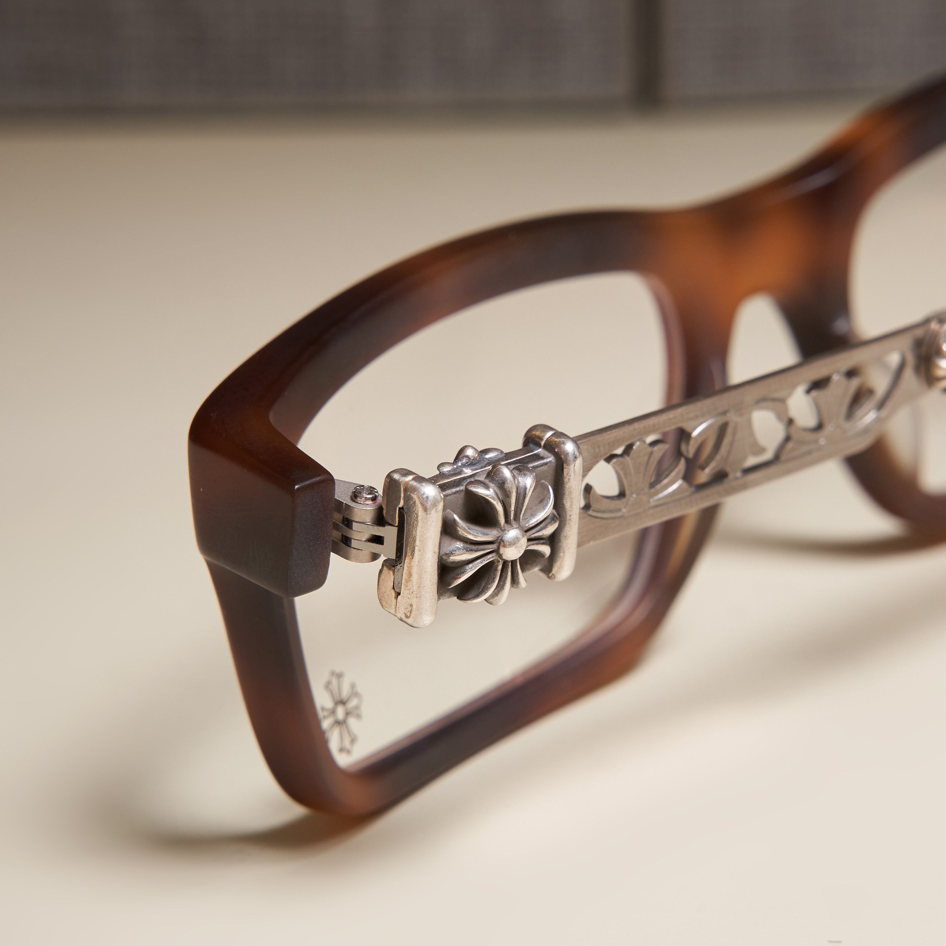 Chrome Hearts CHROME HEARTS PENETRANUS III Matte Butterscotch Tortoise Size ONE SIZE - 6 Thumbnail