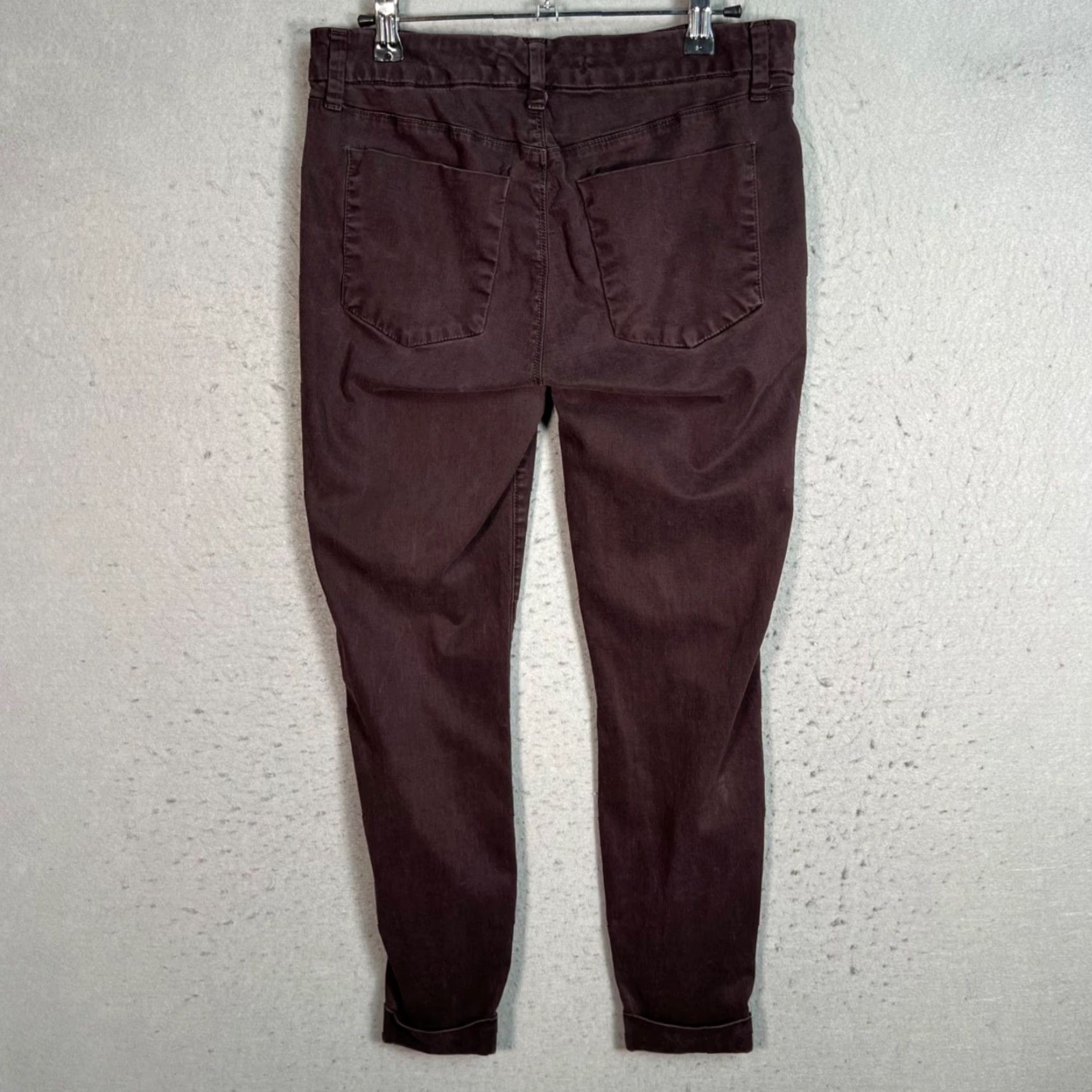 J Brand J Brand Jeans Skinny 5-Pocket Design Zip Purple Cotton Blend Anja Size 28 Womens Adults Size 28" / US 6 / IT 42 - 2 Thumbnail