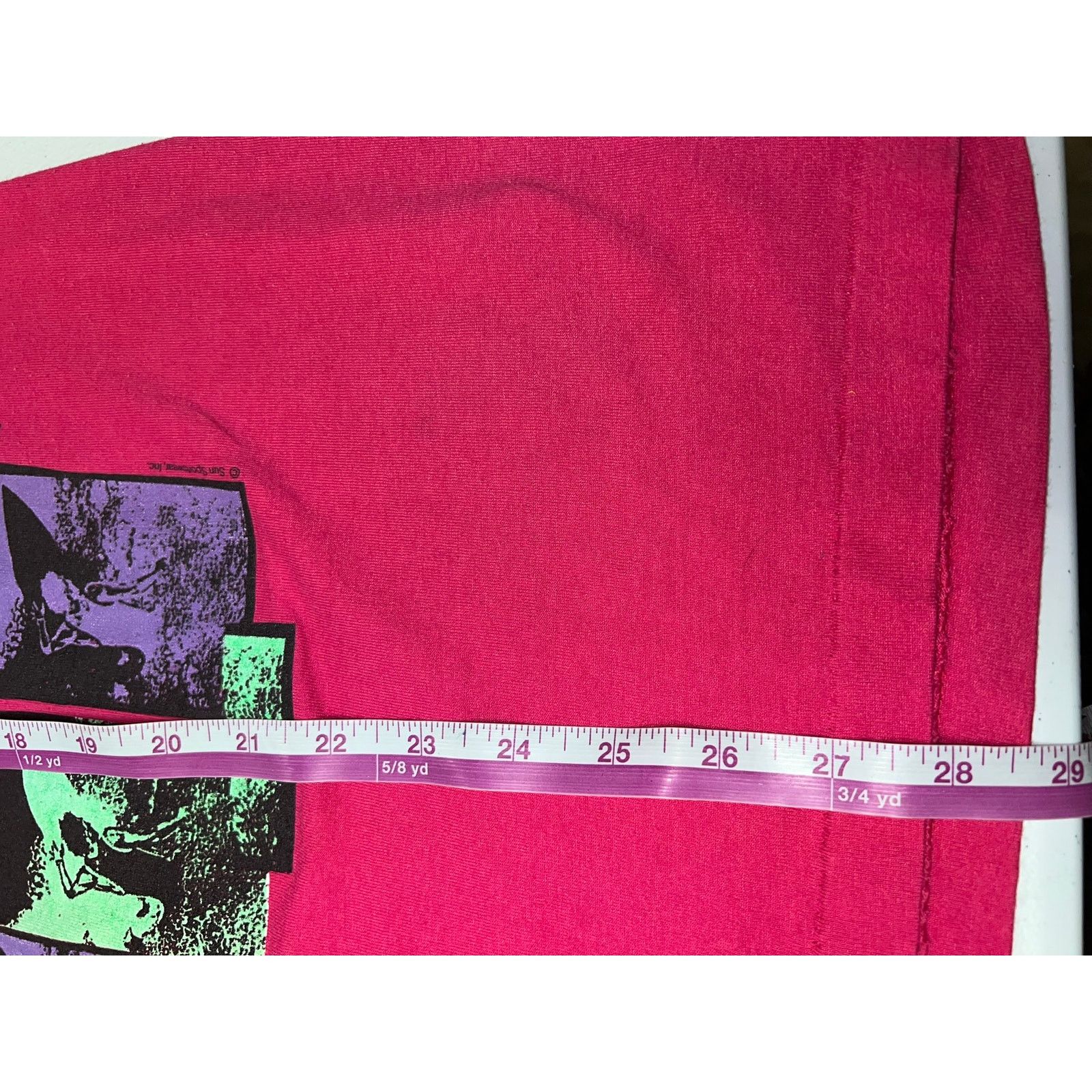 Vintage Vintage Surf Shirt Sun Sportswear Videographic Video Pink L Size US L / EU 52-54 / 3 - 11 Thumbnail