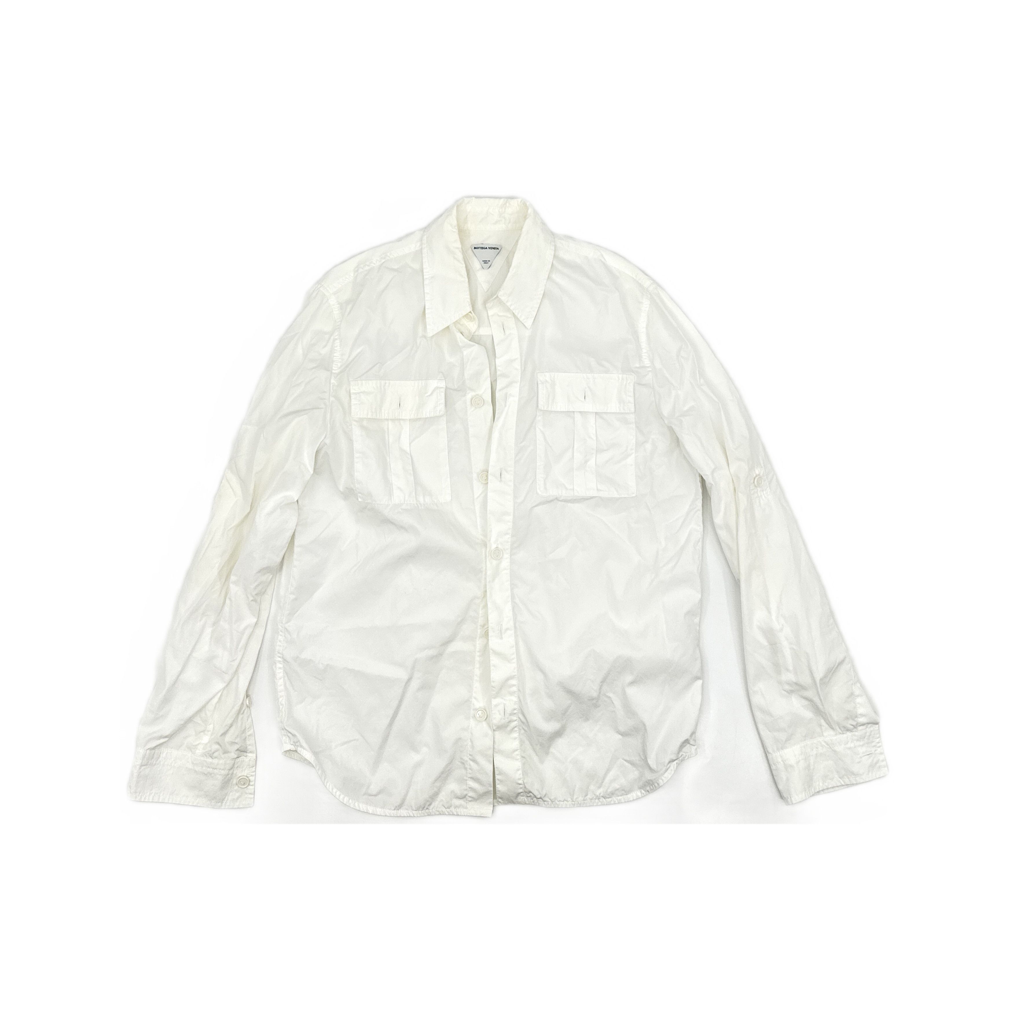 Bottega Veneta Bottega Veneta Cotton Button Up Shirt Size 46 Size US S / EU 44-46 / 1 - 1 Thumbnail