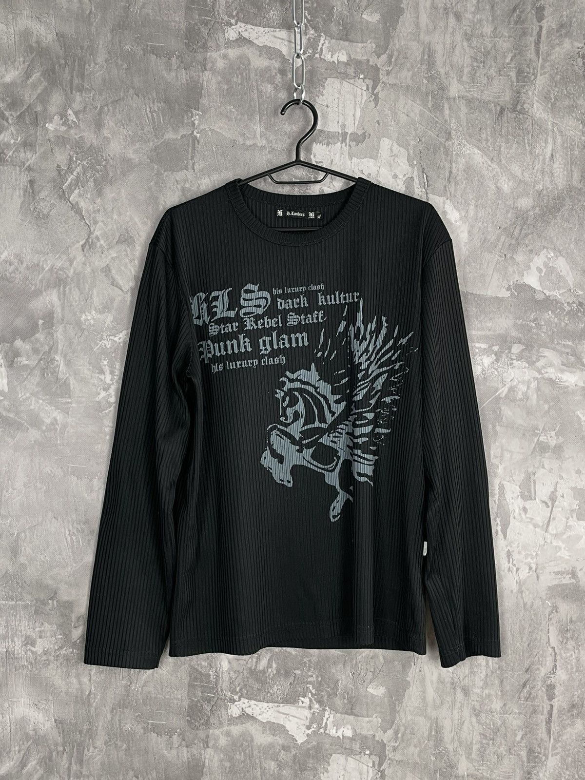 Affliction × Japanese Brand Crazy Y2K Design Affliction Style Long Sleeve Tee Size US XXL / EU 58 / 5 - 1 Thumbnail