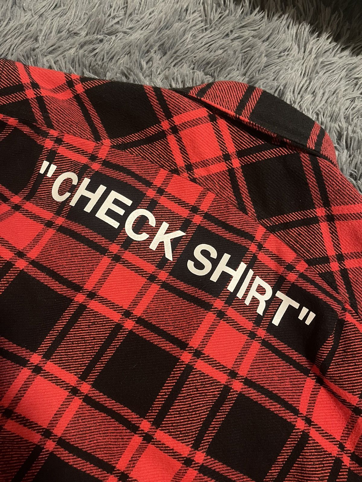 Off-White Off White SSENSE Exclusive “Check Shirt” Flannel Size M Size US M / EU 48-50 / 2 - 7 Thumbnail