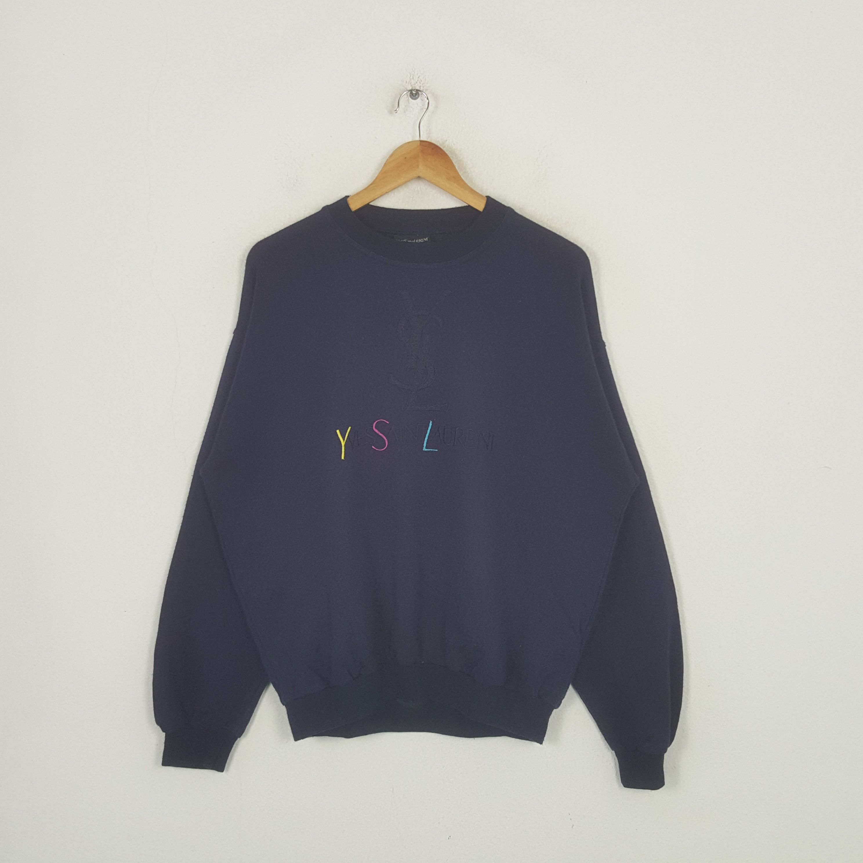 Yves Saint Laurent Vintage Yves Saint Laurent Designer Sweatshirt C302N12 Size US L / EU 52-54 / 3 - 1 Thumbnail