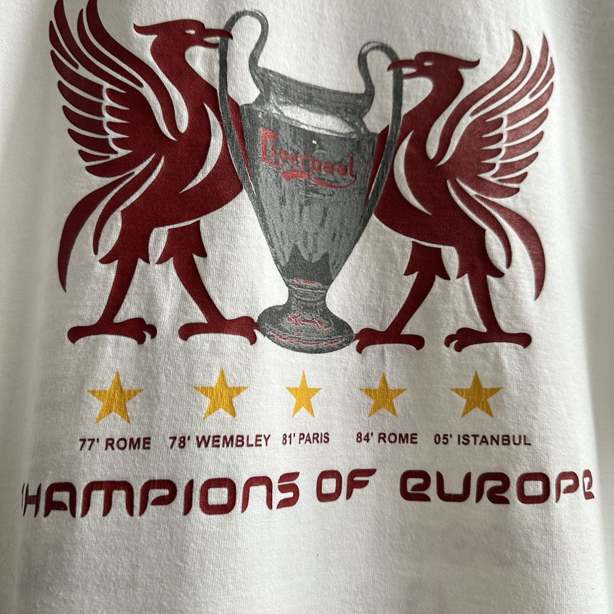 Vintage Vintage Liverpool UEFA Champions League Final 2005 Tee Size US XL / EU 56 / 4 - 4 Thumbnail