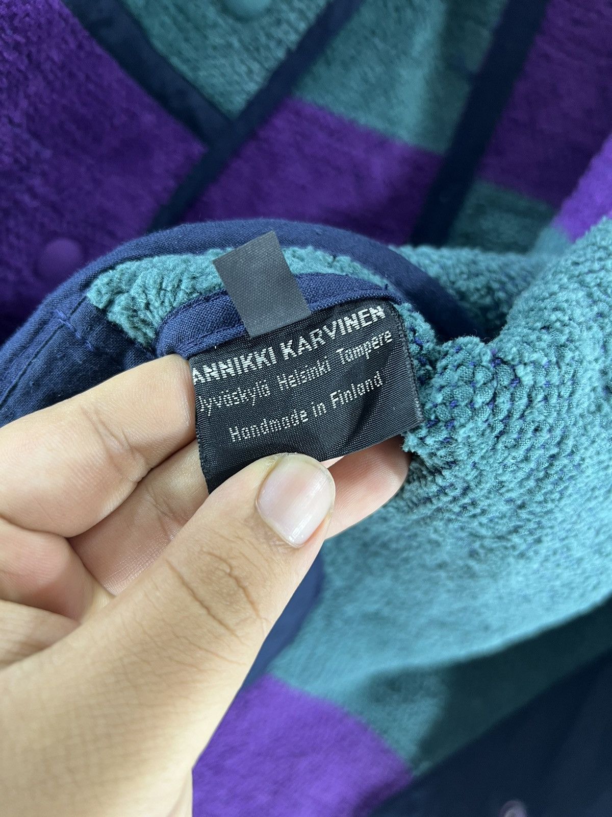 Annikki Karvinen ANNIKKI KARVINEN Finland Hand Made Patchwork Size US XXL / EU 58 / 5 - 7 Thumbnail