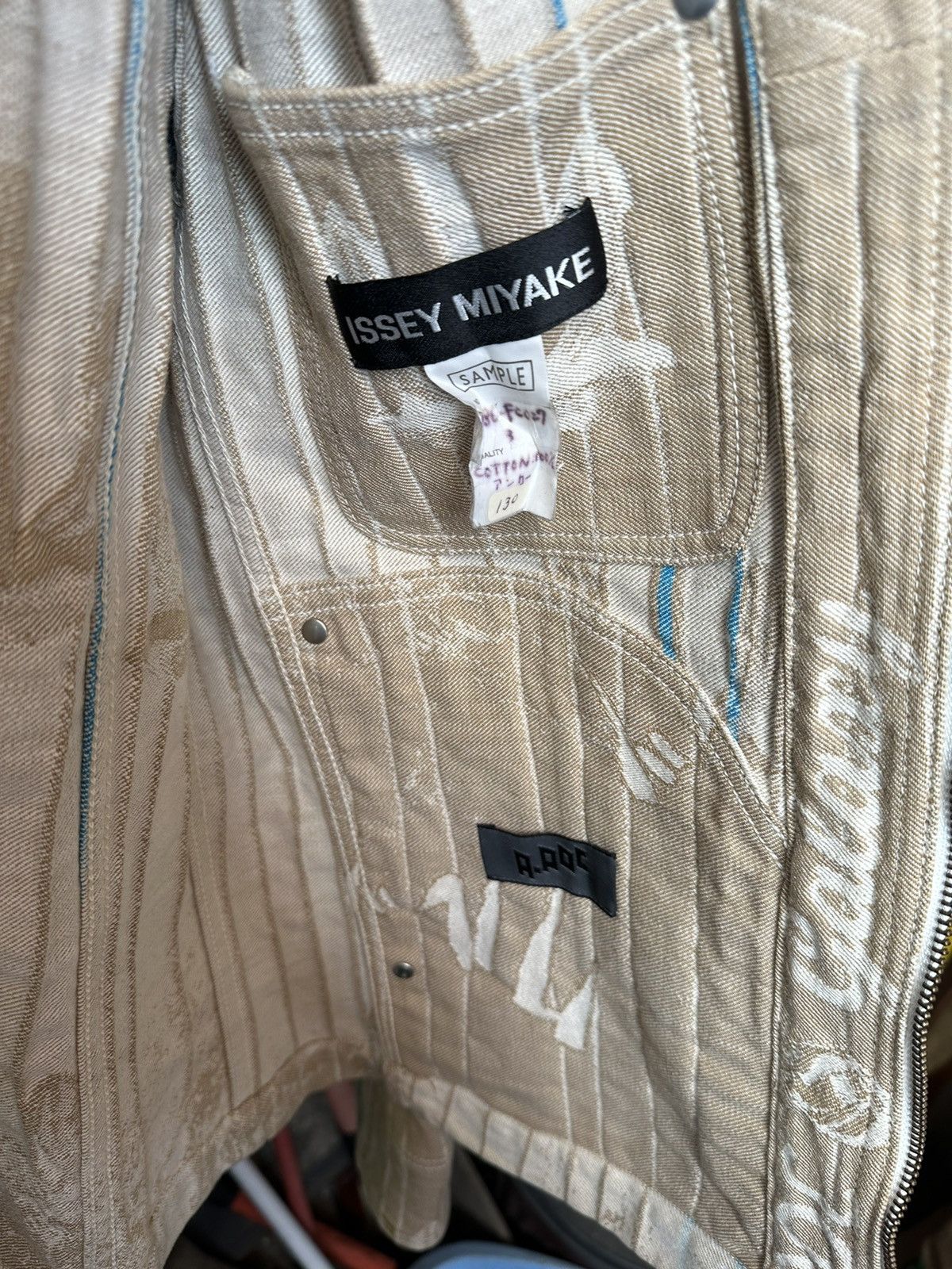 Issey Miyake Issey Miyake APOC Printed Sample Jacket Size US L / EU 52-54 / 3 - 5 Thumbnail