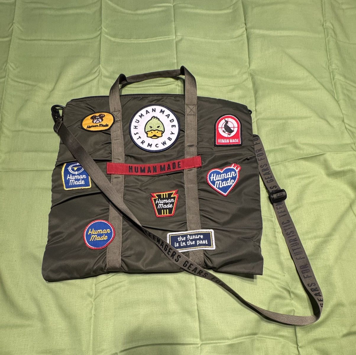 Human Made Human Made helmets bag olive drab Size ONE SIZE - 2 Thumbnail