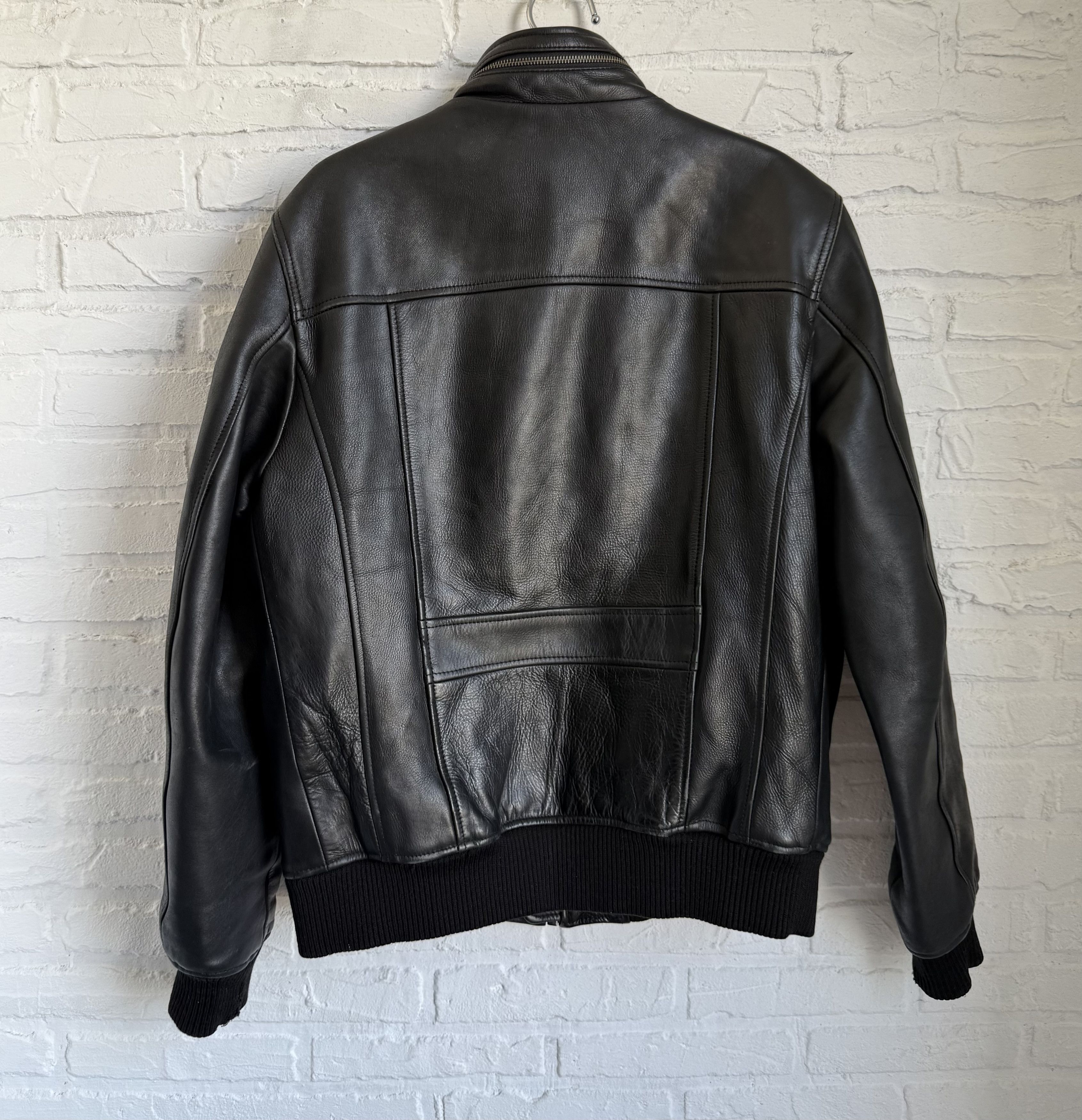 Schott Schott aviator leather jacket packable hood Size US M / EU 48-50 / 2 - 15 Thumbnail