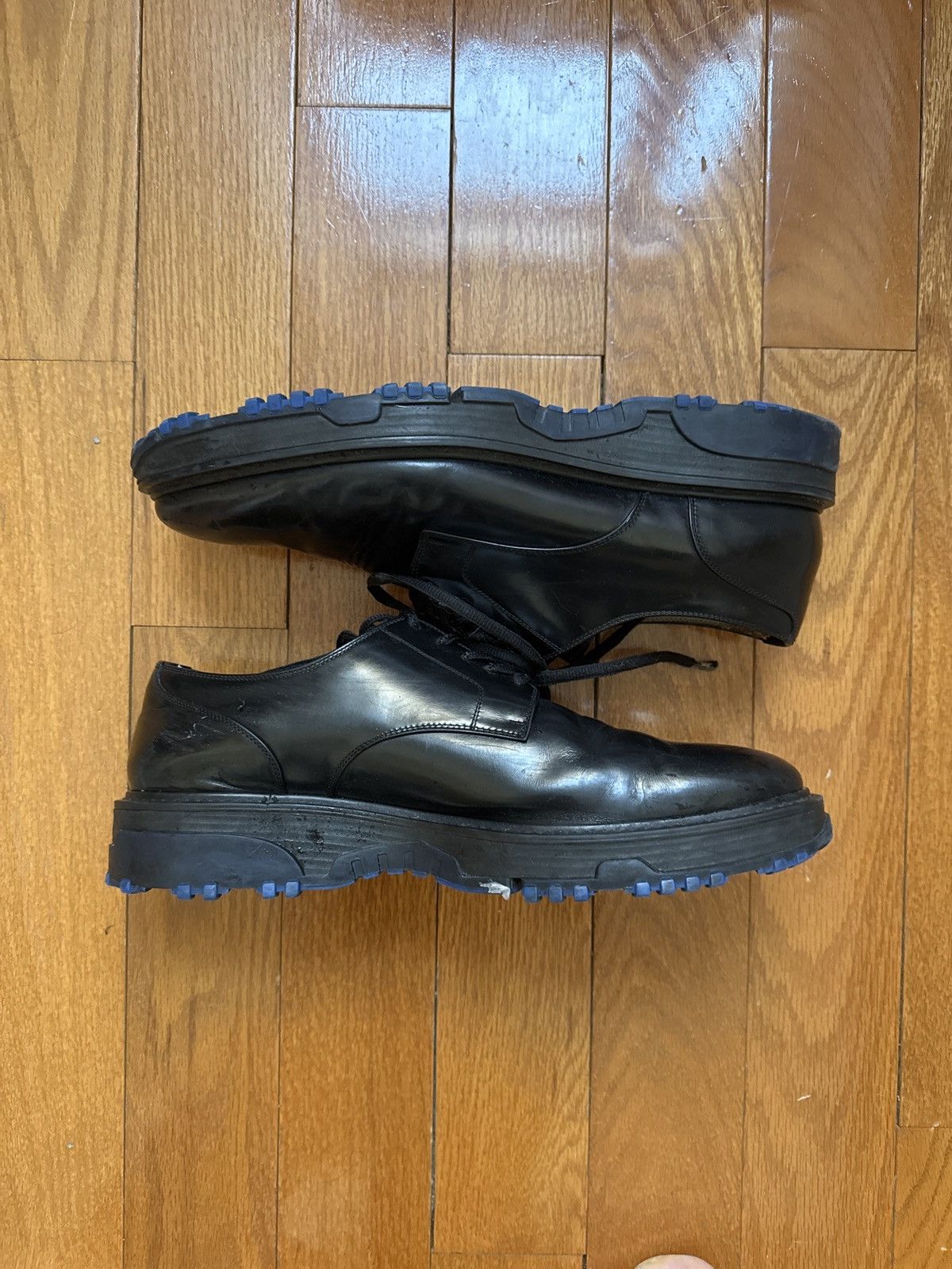 Dior FW15 AW15 Contrast Platform Sole Leather Derbies Size US 10.5 / EU 43-44 - 1 Thumbnail