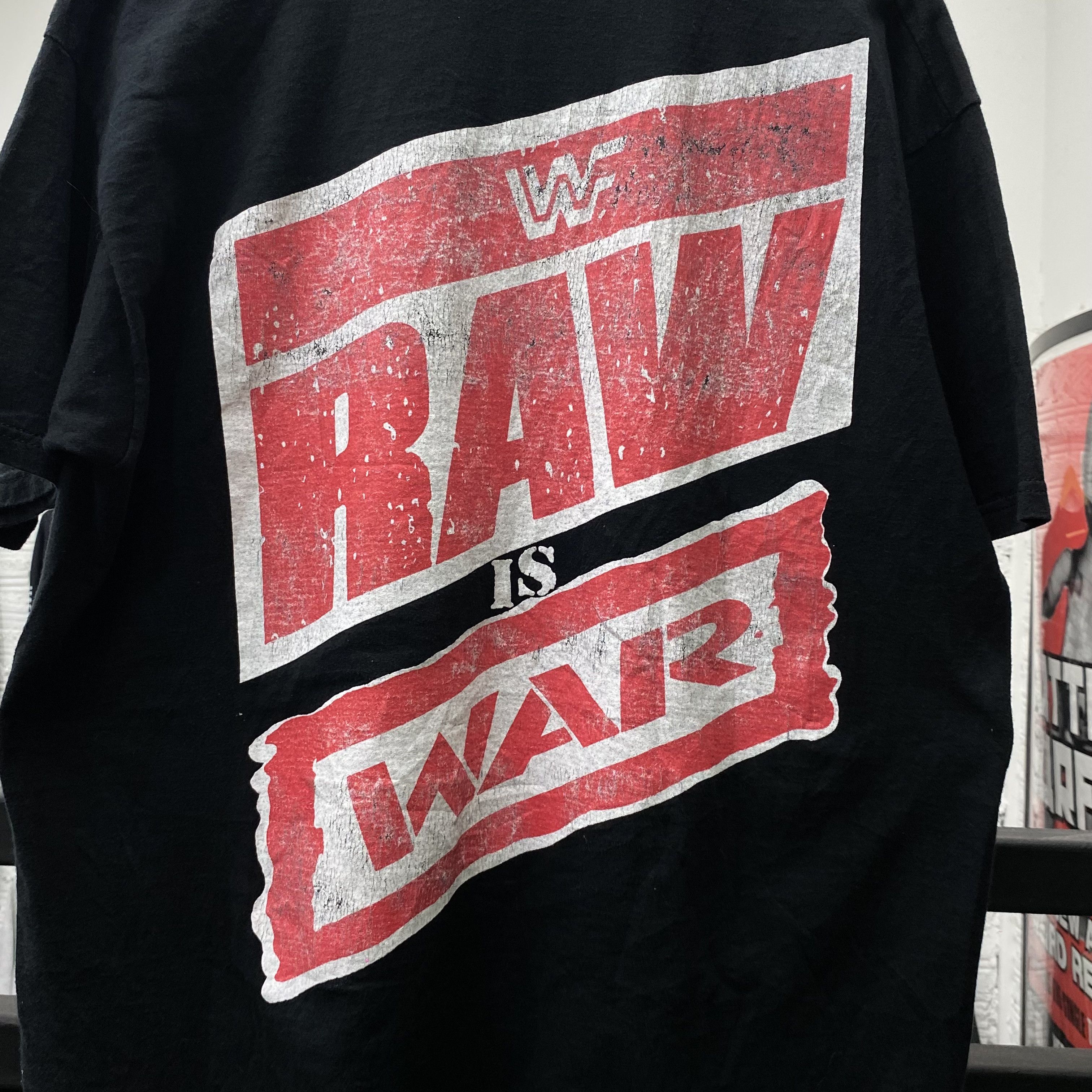 WWF Stone Cold Steve Austin RARE Vintage Bootleg 90s RAW IS WAR Size US XL / EU 56 / 4 - 5 Thumbnail