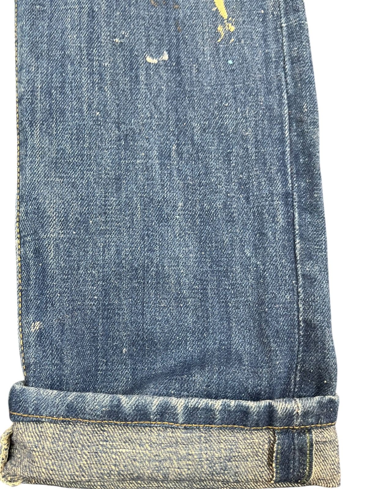 LVC × Levi's × Levi's Vintage Clothing Vintage Levi’s 201 Selvedge Paint Splatter Denim Size US 32 / EU 48 - 6 Thumbnail