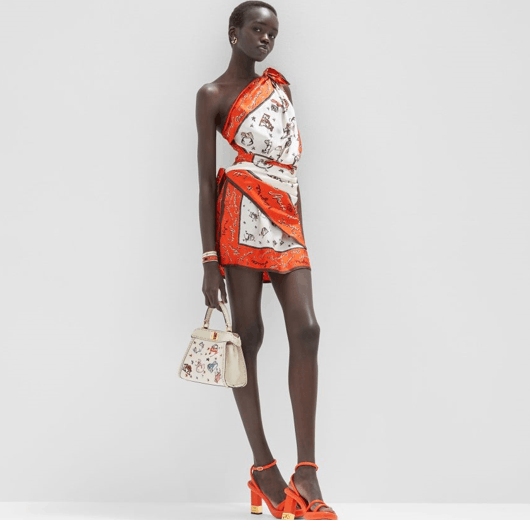 Fendi o1loc1c0824 Dress in Orange Size XS / US 0-2 / IT 36-38 - 4 Thumbnail