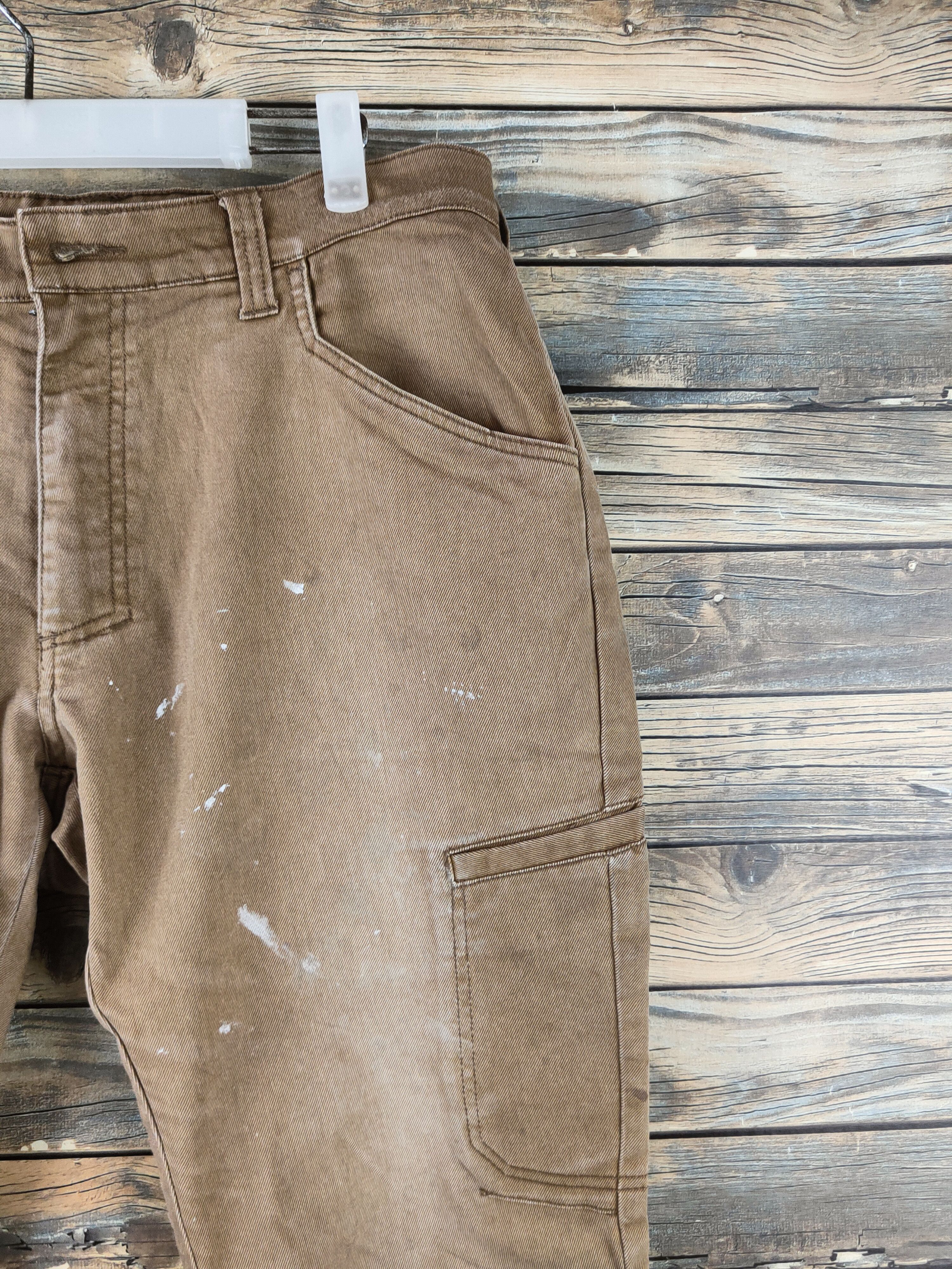Japanese Brand DL Fine Assist Brown Multipocket Cargo Pants #46-322 Size US 34 / EU 50 - 5 Thumbnail