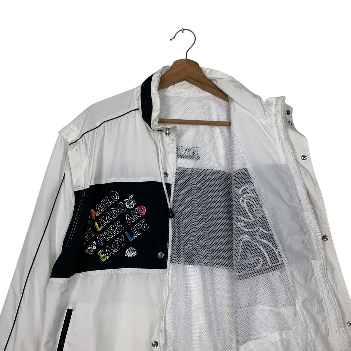 Japanese Brand PAGELO Bunny Graphics Light Zipper Jacket #2496-C112 Size US L / EU 52-54 / 3 - 10 Thumbnail