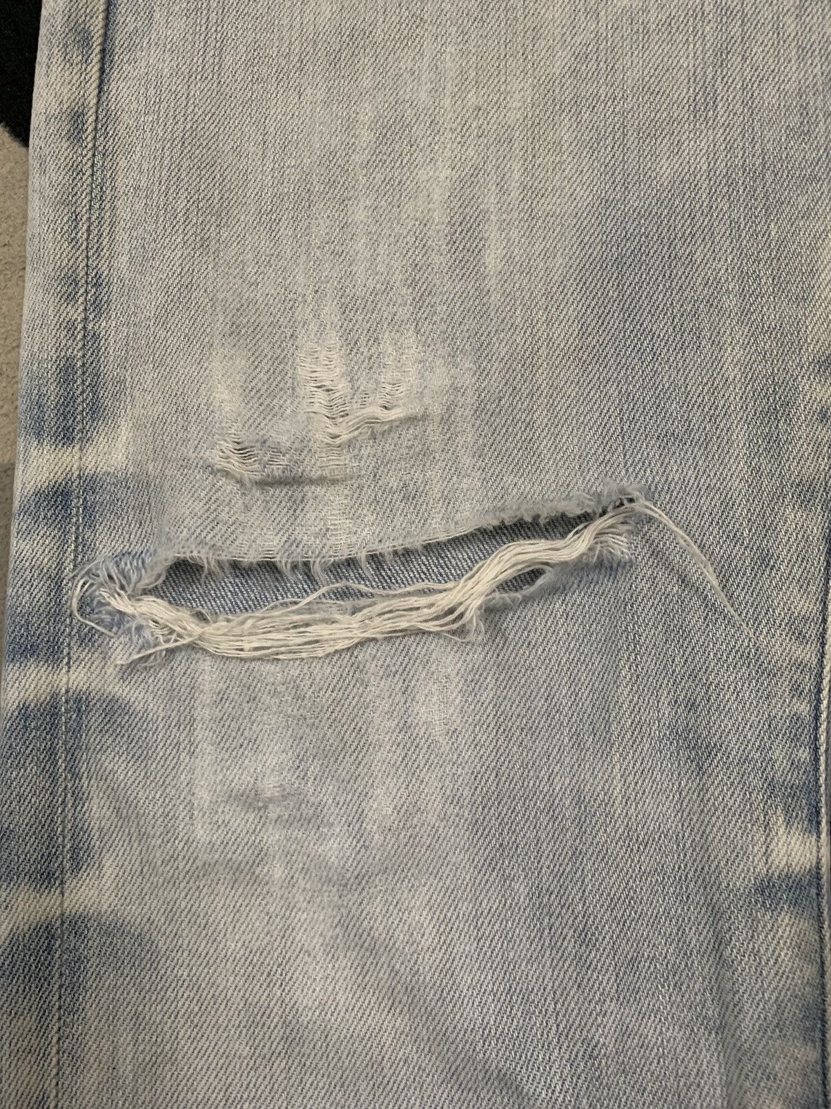 G-Star Vintage G-Star Raw Blue Washed Distressed Grunge Jeans Size US 31 - 8 Thumbnail