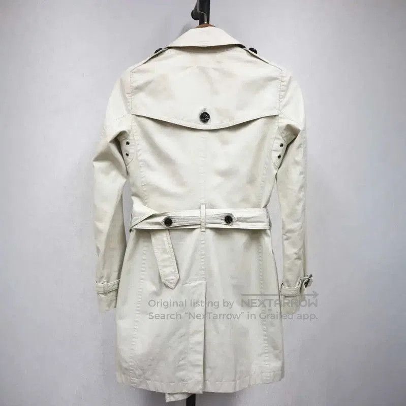 Burberry Burberry Women's Cotton Trench Coat in Ivory. Size S / US 4 / IT 40 - 3 Thumbnail