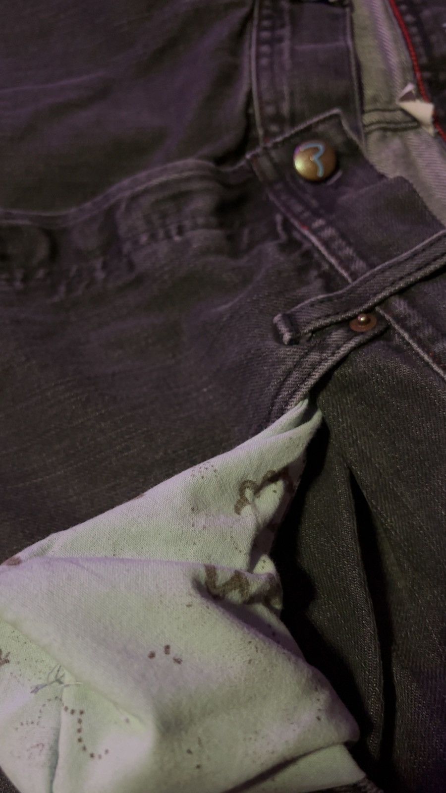 Evisu Black EVISU jeans Size US 36 / EU 52 - 5 Thumbnail