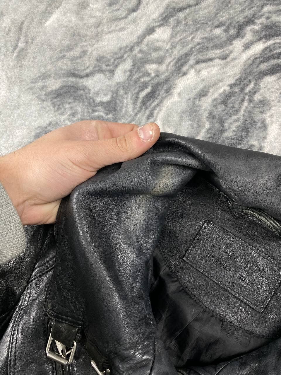 Allsaints AllSaints Belvedere Biker Leather Jacket Size XS / US 0-2 / IT 36-38 - 6 Thumbnail