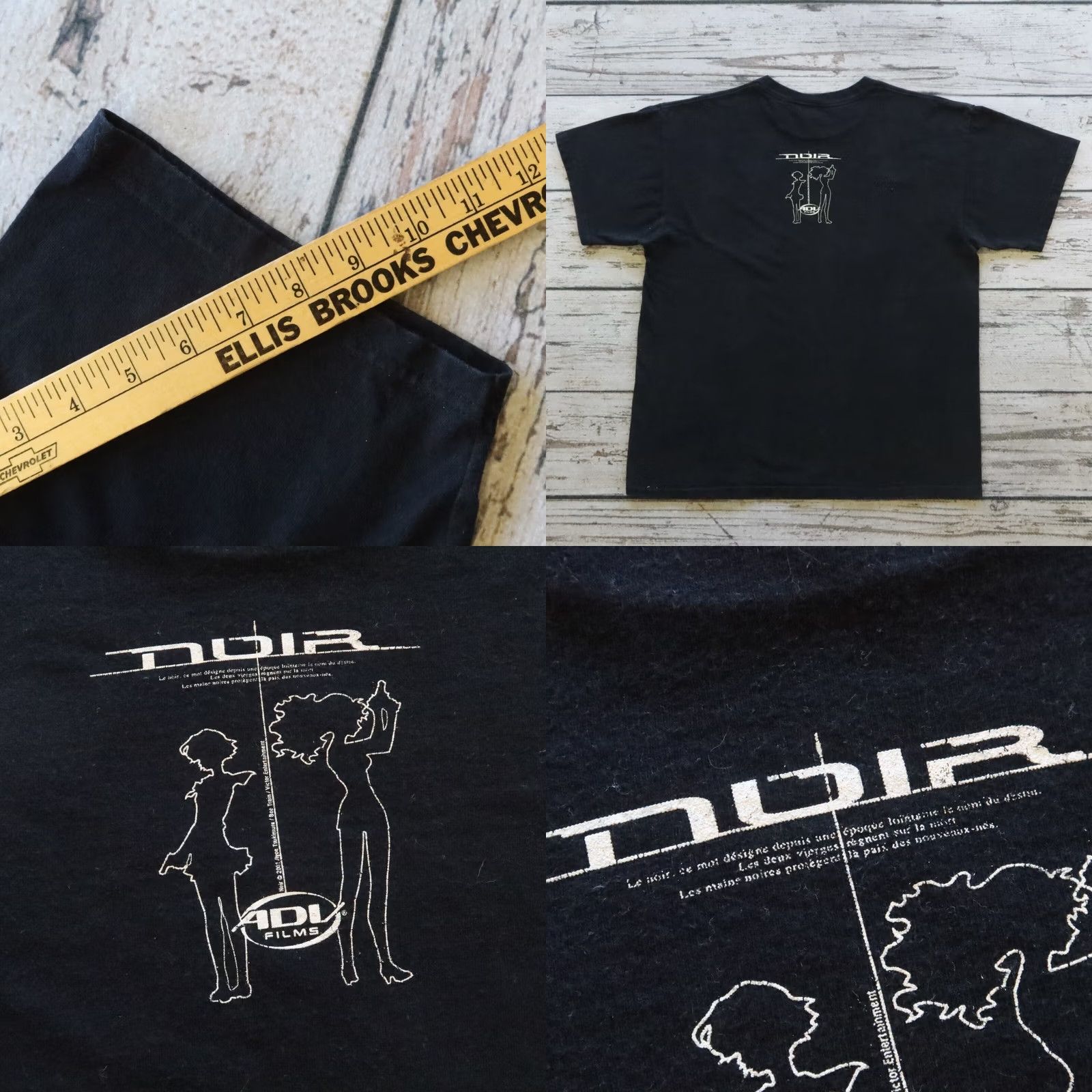 Vintage VINTAGE Noir Anime Tee Shirt XL Black Mens XS? Size US XL / EU 56 / 4 - 9 Thumbnail