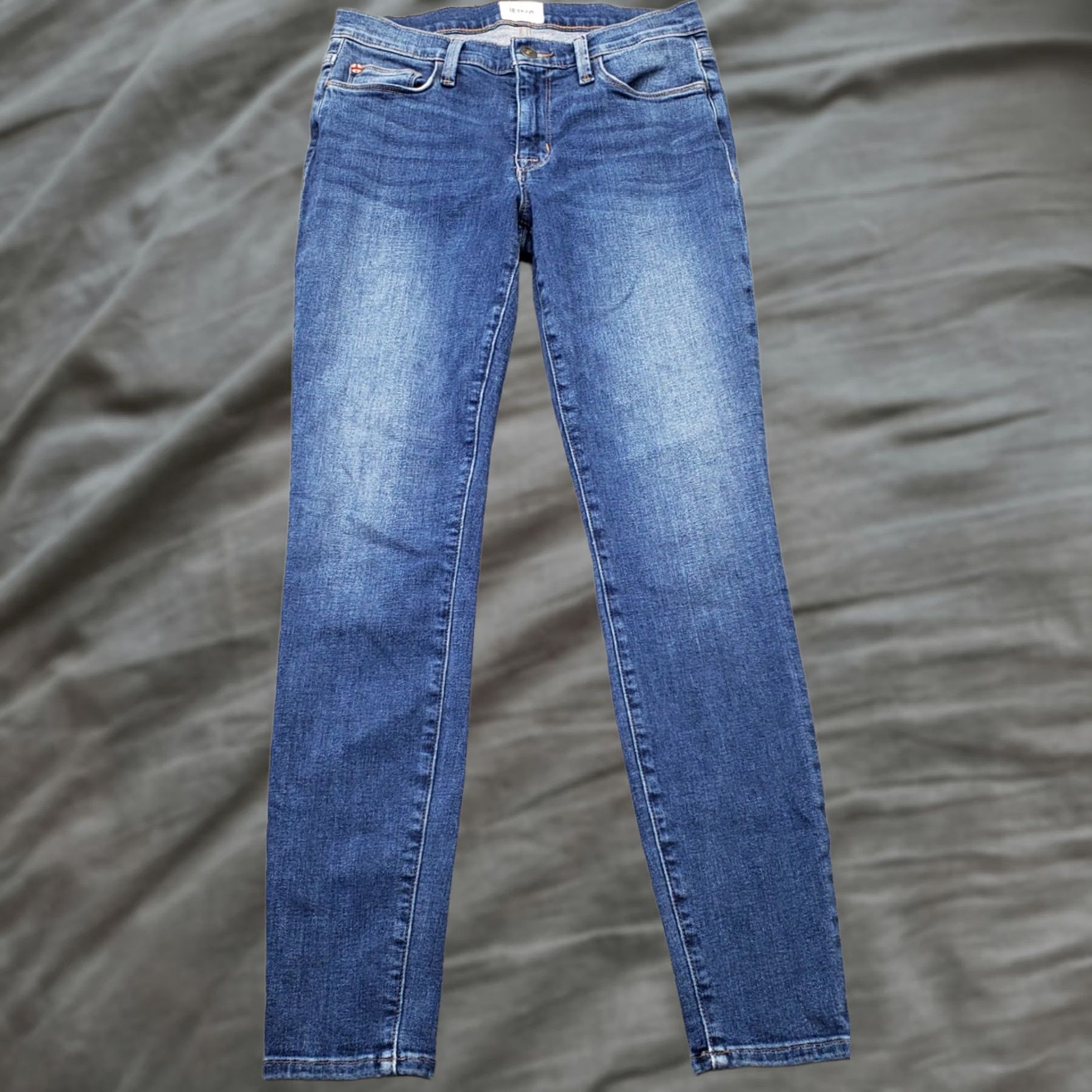 Hudson Hudson Skinny Jeans Women's 26 Blue Denim Cotton Natalie Cas Flat Front Jeans Size 26" / US 2 / IT 38 - 1 Thumbnail