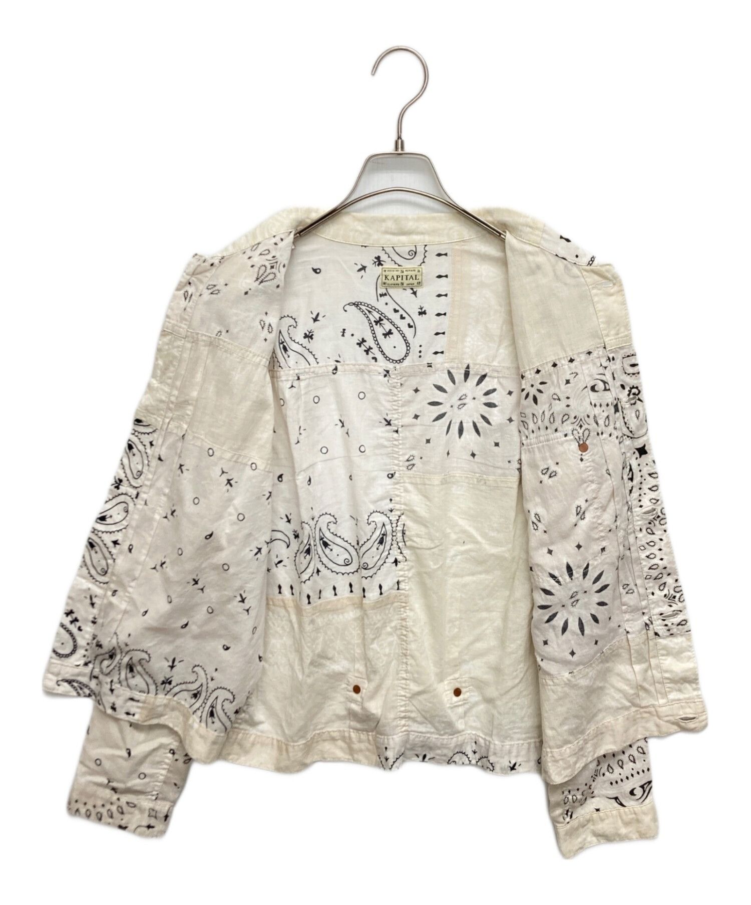 Kapital KAPITAL Gauze Bandana Patchwork pt 1st Jacket Beige Size M Size US M / EU 48-50 / 2 - 3 Thumbnail