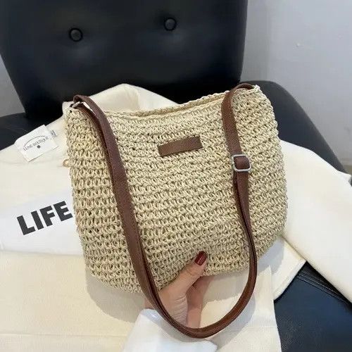 Custommade × Designer × High Sport Bag Crossbody Messenger Shoulder Beach Holiday Straw Bag Size ONE SIZE - 1 Thumbnail